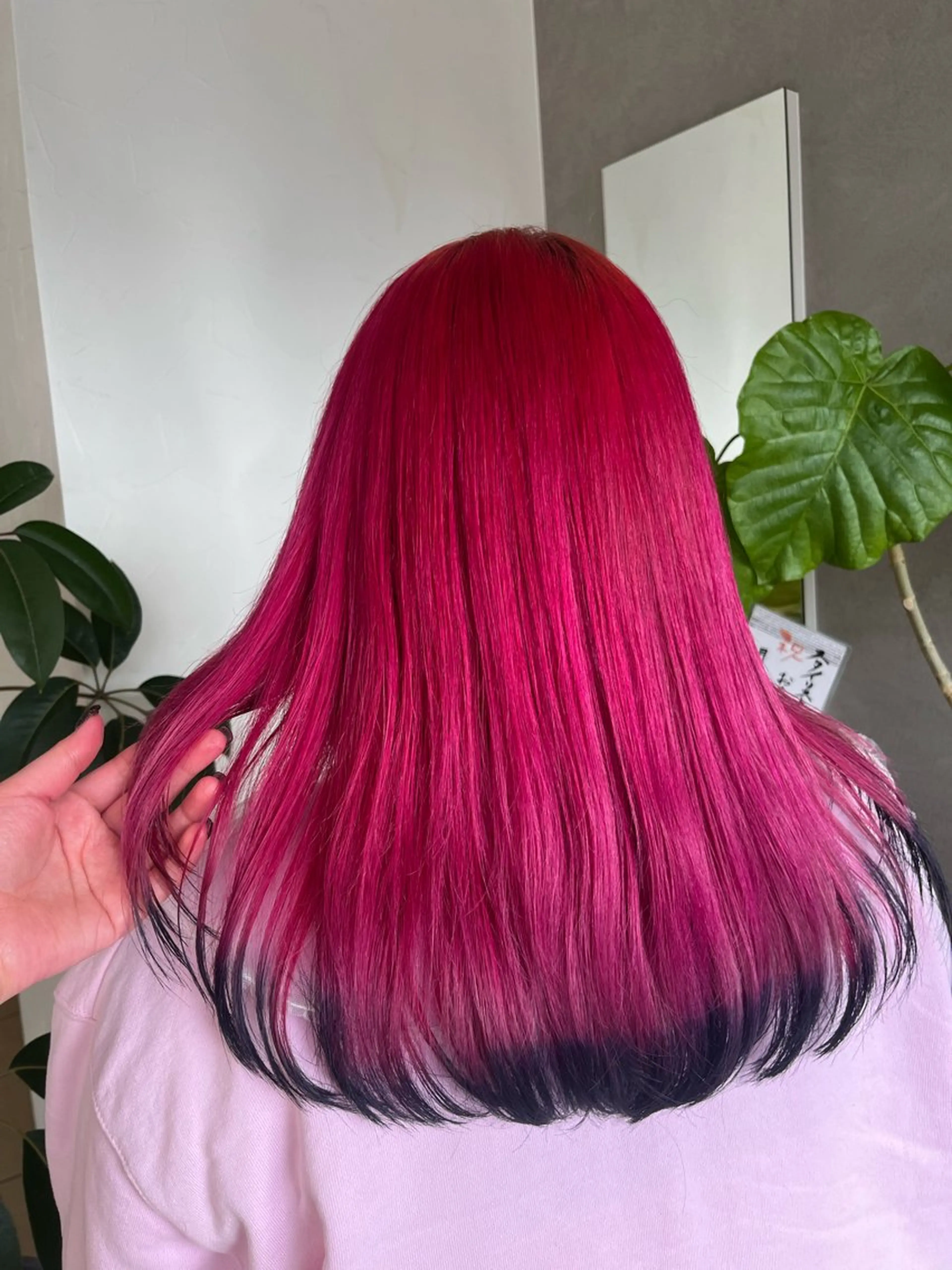 セミロング カラー 柔らかい艶暖色 レイヤー🫧姫汝のヘアスタイル