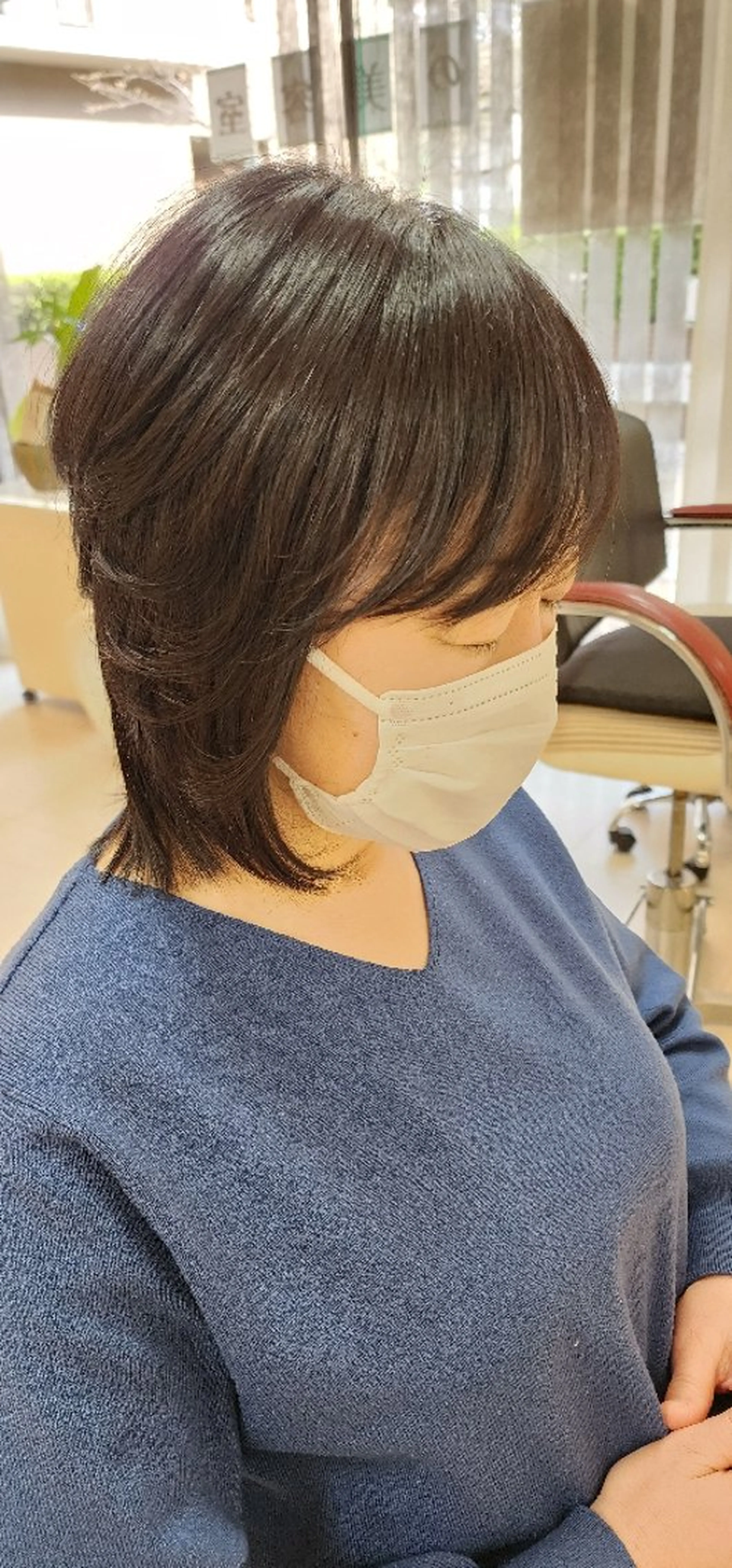 ミディアム カラー hairmake Juinのヘアスタイル