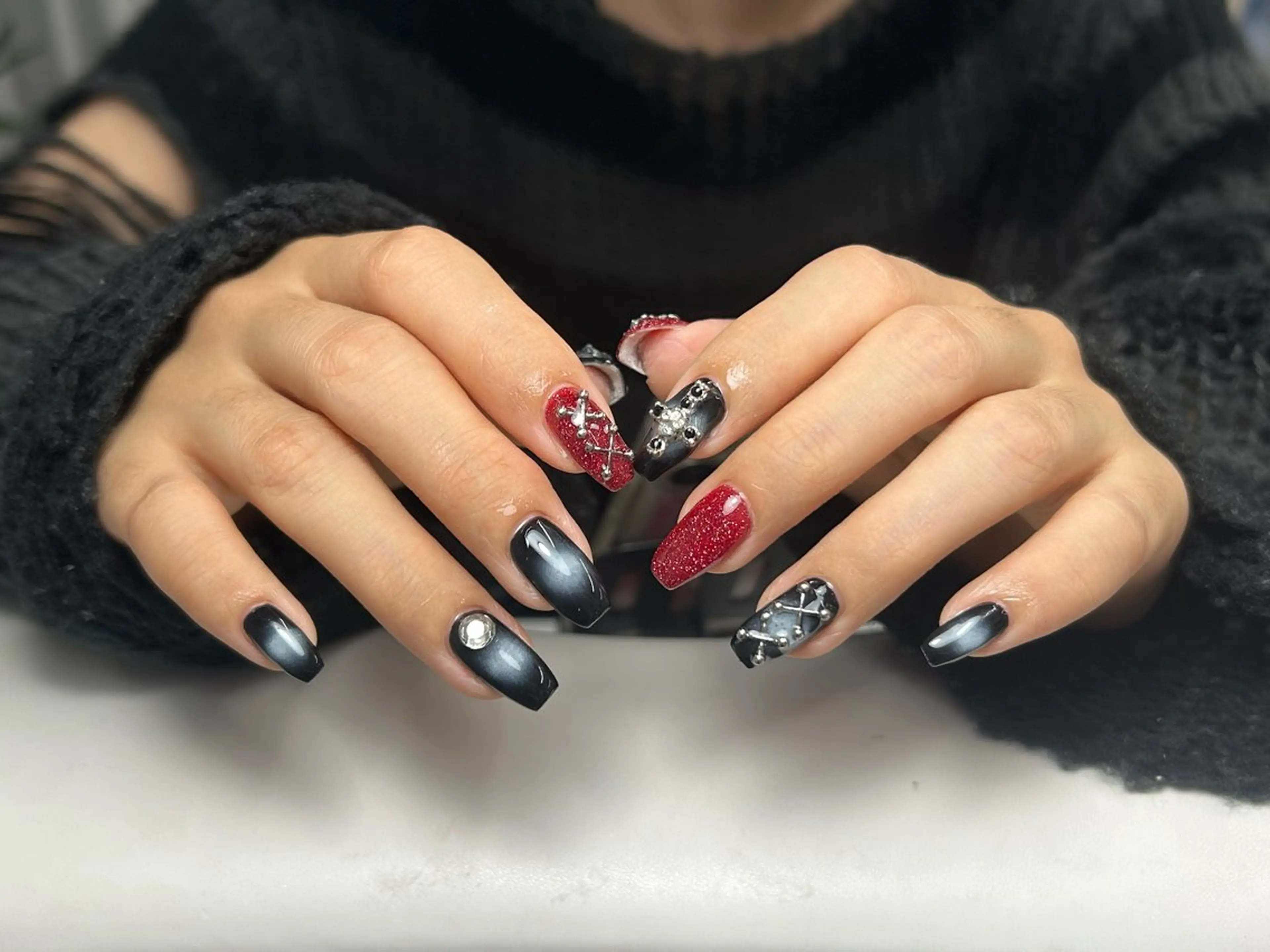 ミディアム ハンドネイル 28nails. 宮崎のネイルデザイン