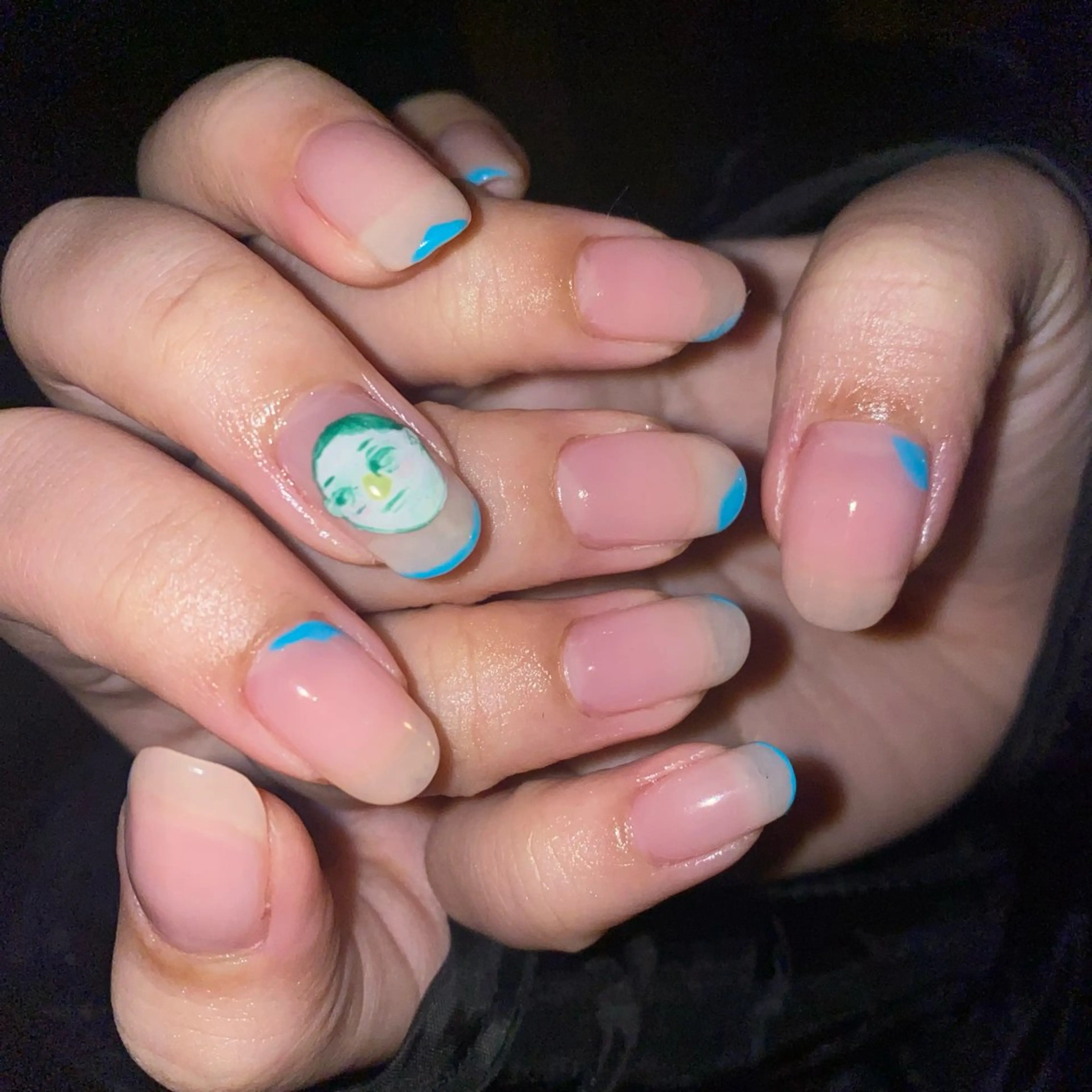 ネイル ハンドネイル フットネイル nano/きもかわ nail🐬🫧のネイルデザイン