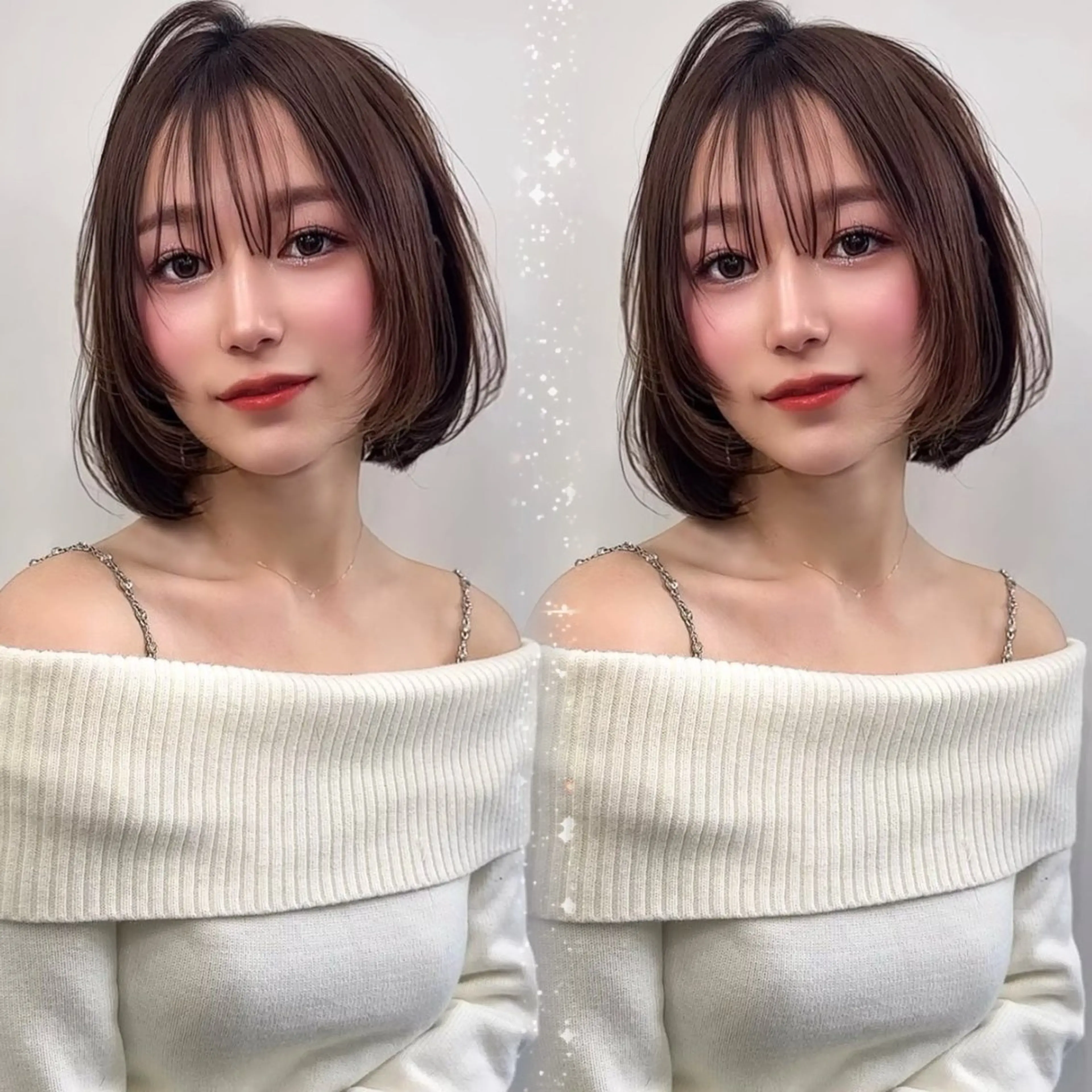 ハイダメージの方必見‼最高峰ケアメニュー🌟似合わせカット+カラー+資生堂最高級トリートメント💎の写真