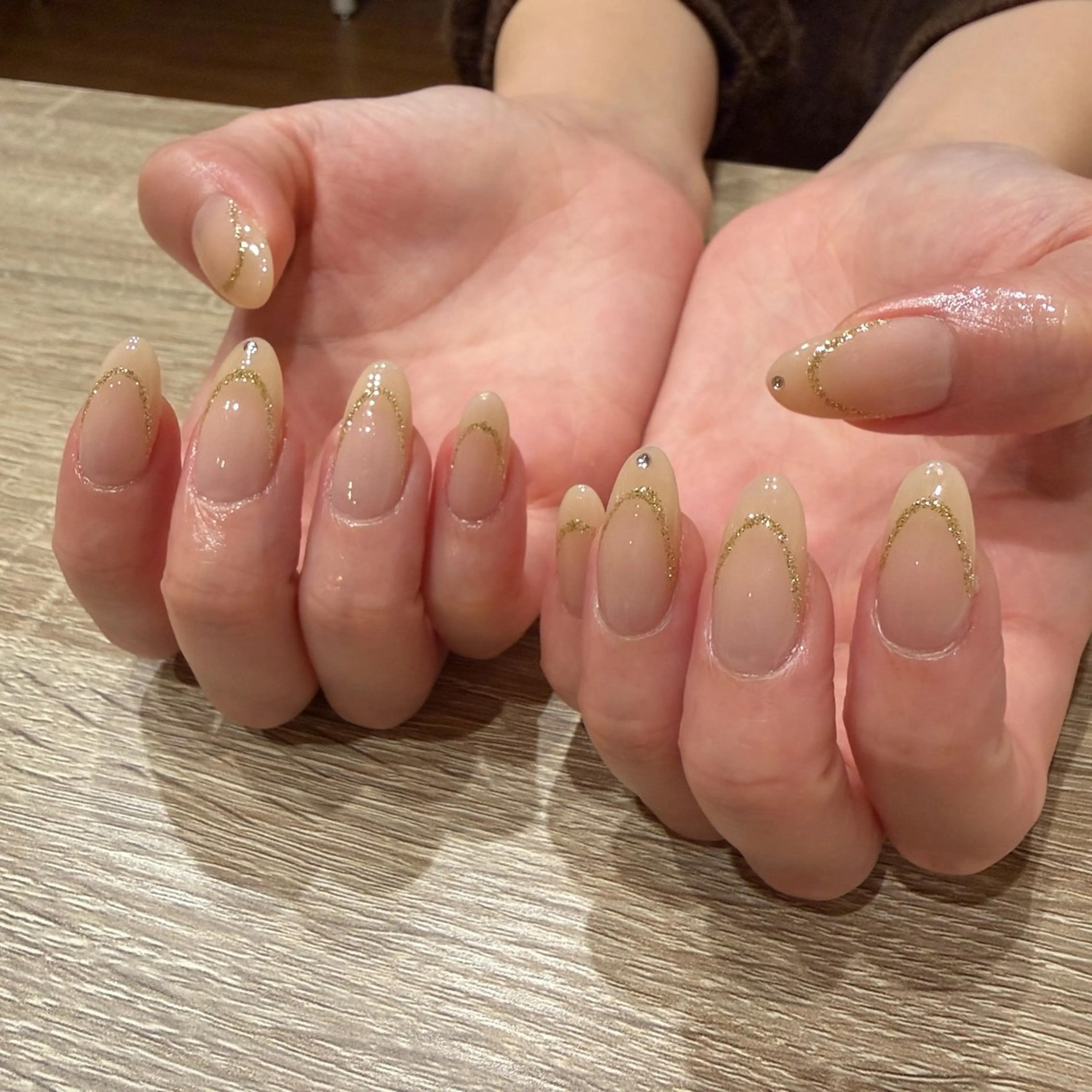 ネイル ラメ(グリッター) ストーンネイル ハンドネイル liberté🫧 新小岩のネイルデザイン