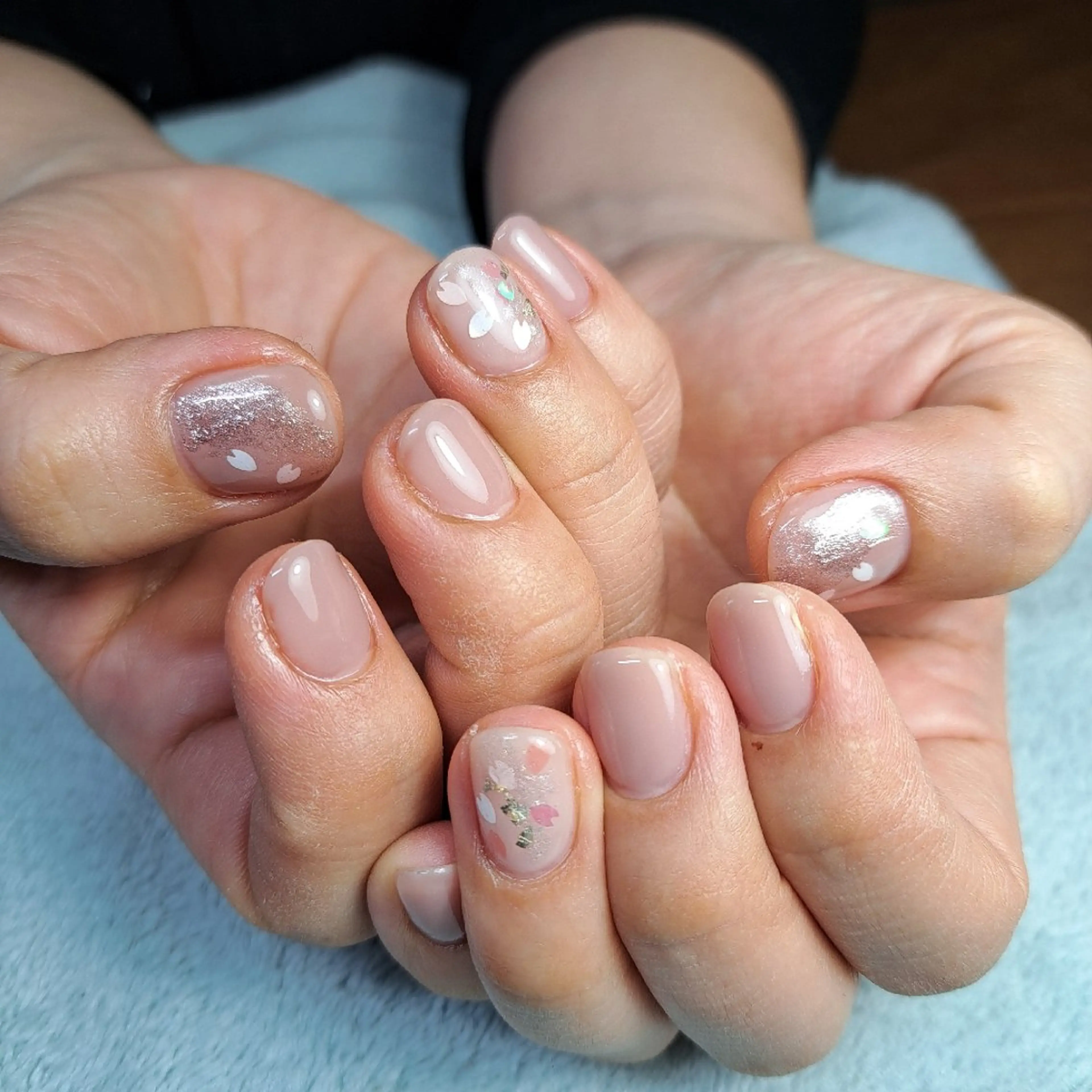 ネイル オフィスネイル シンプルネイル ハンドネイル HAYASHI  Nのネイルデザイン