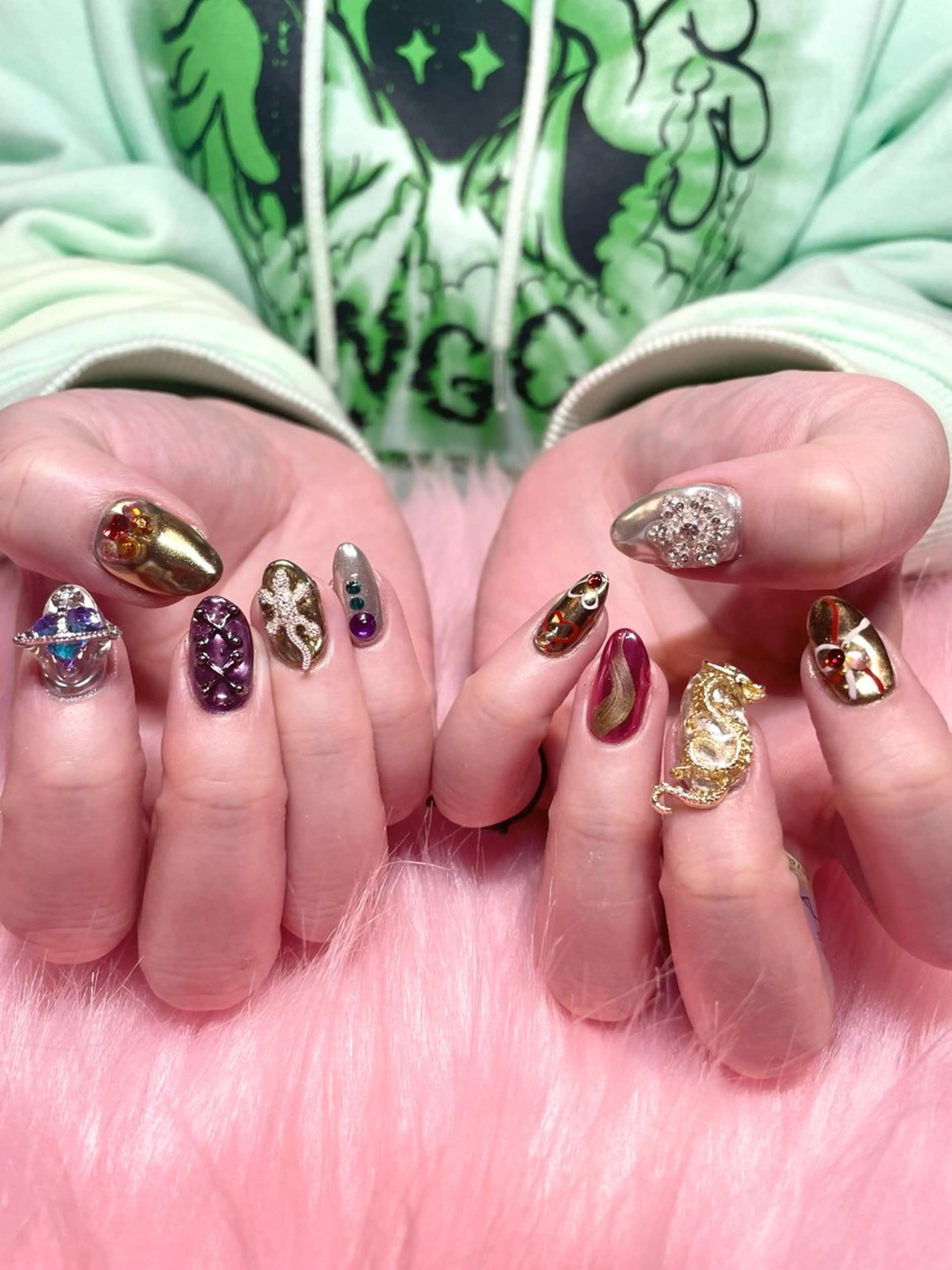 ネイル ハンドネイル Nail ヌシん家 AKANEのネイルデザイン