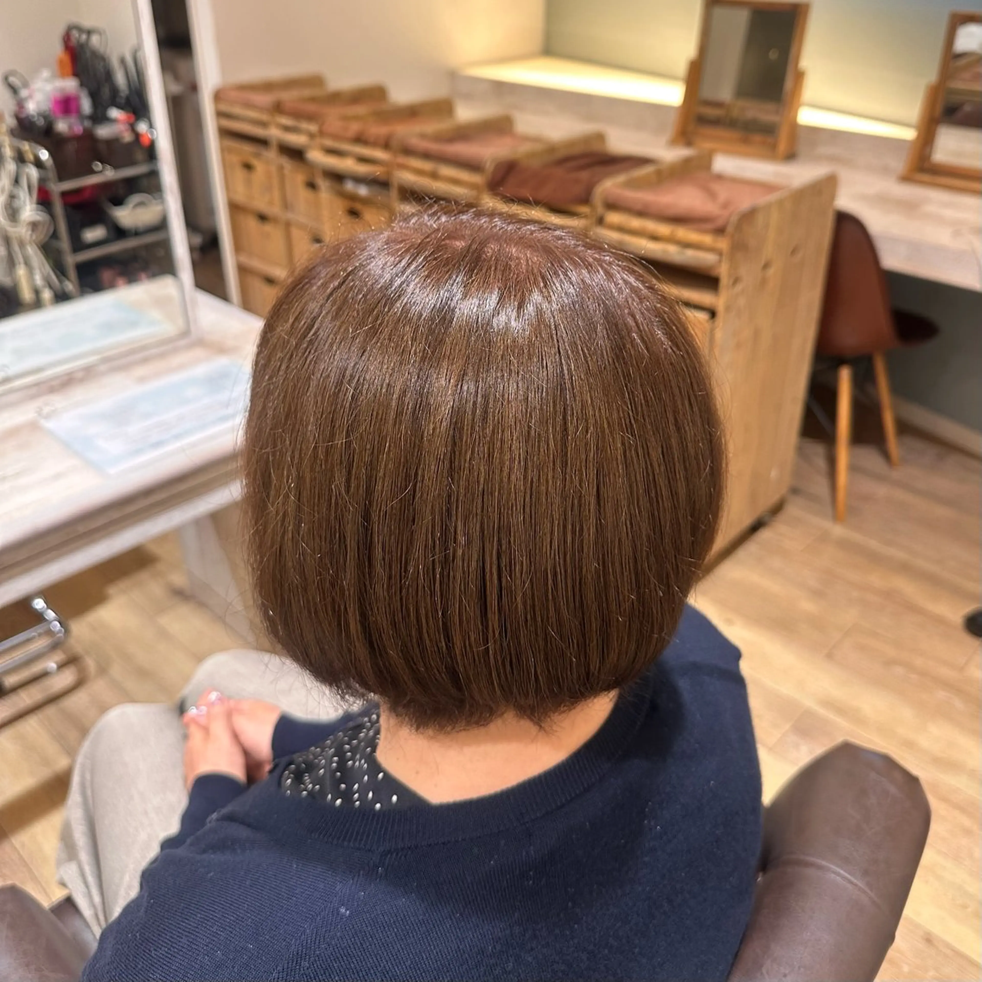 カラー ヘアカラー 加藤 真子のヘアスタイル