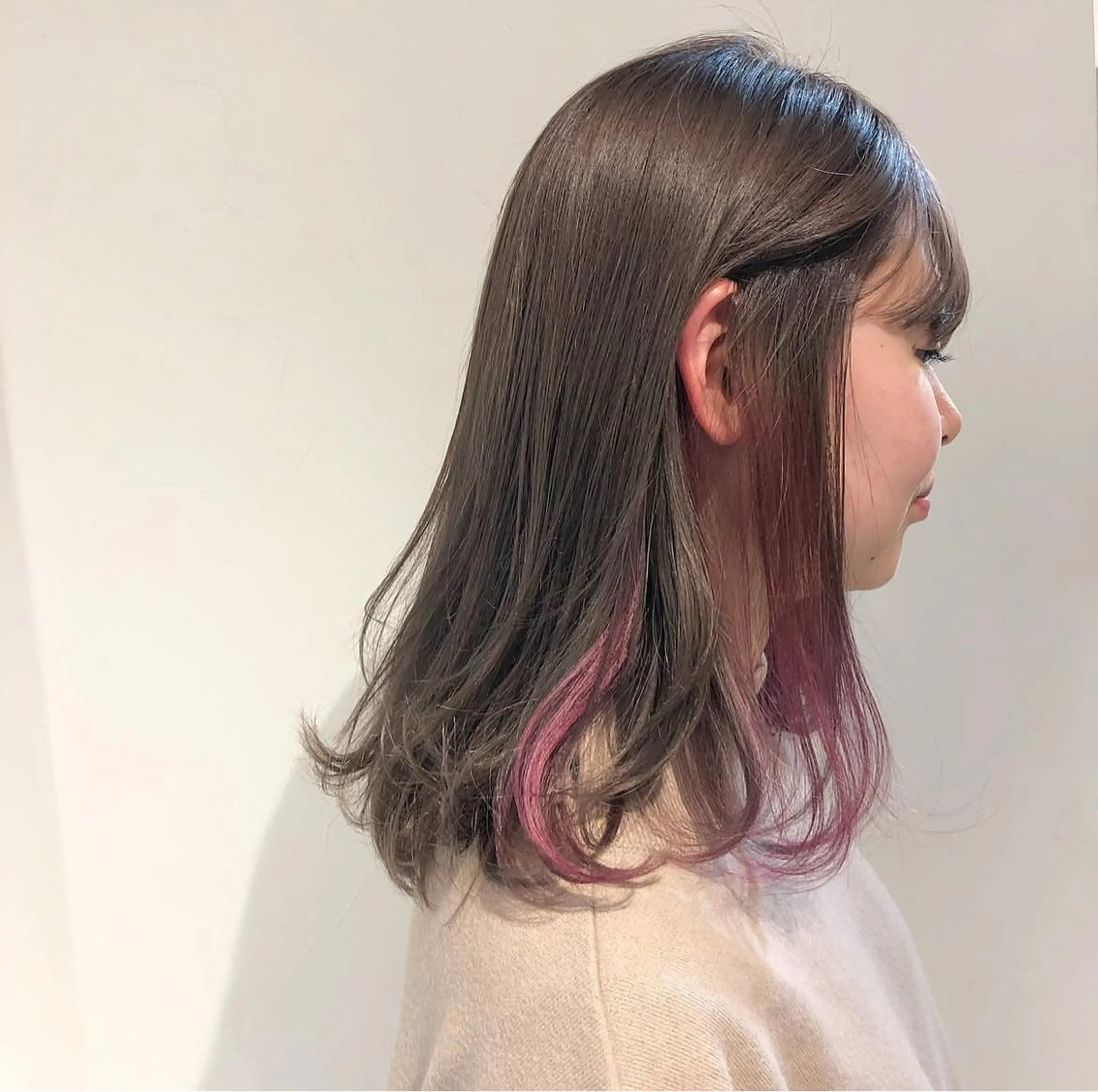 ミディアム カラー happy  man 🌸血色カラー🌸のヘアスタイル