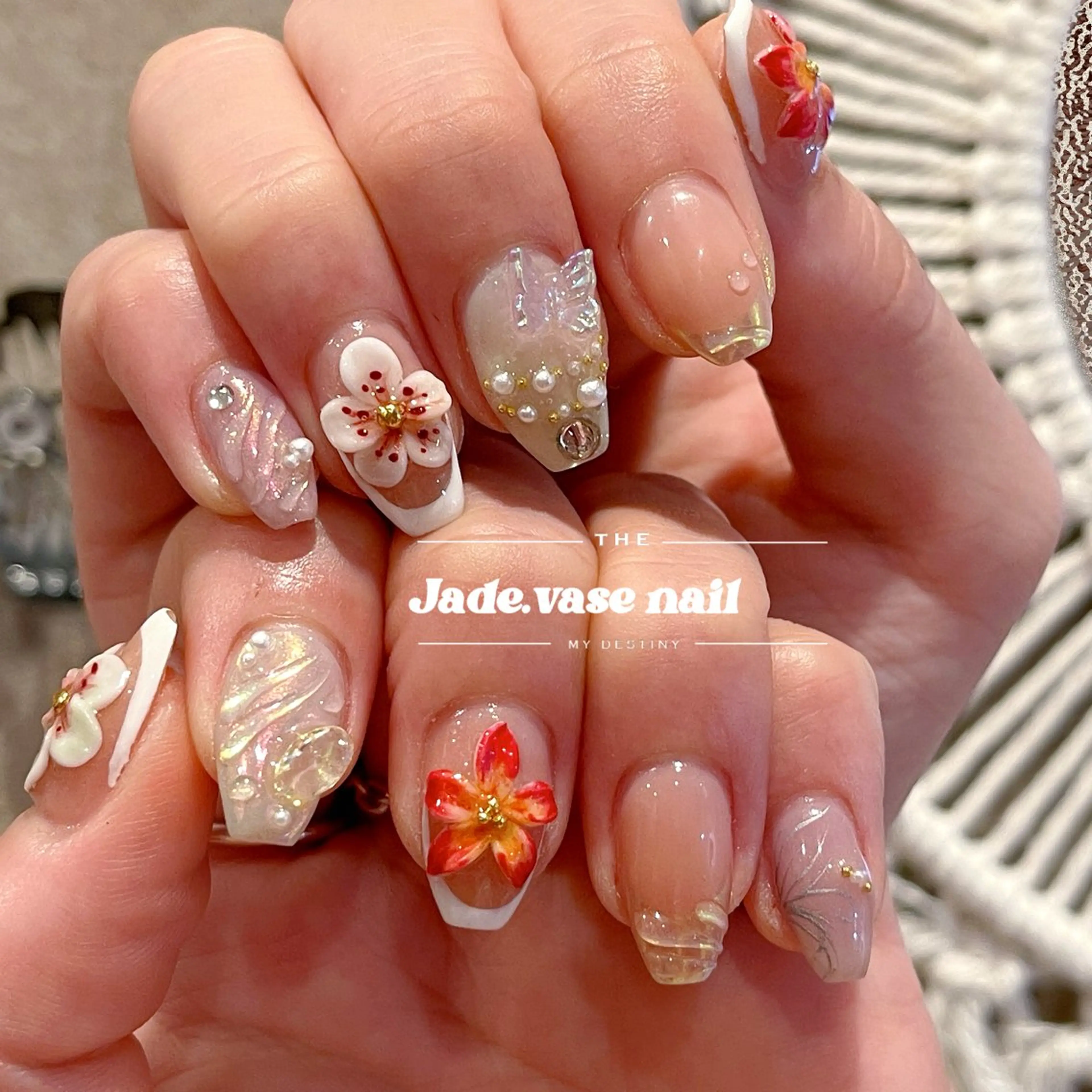 ネイル ハンドネイル ✰Jade.vase 银座のネイルデザイン