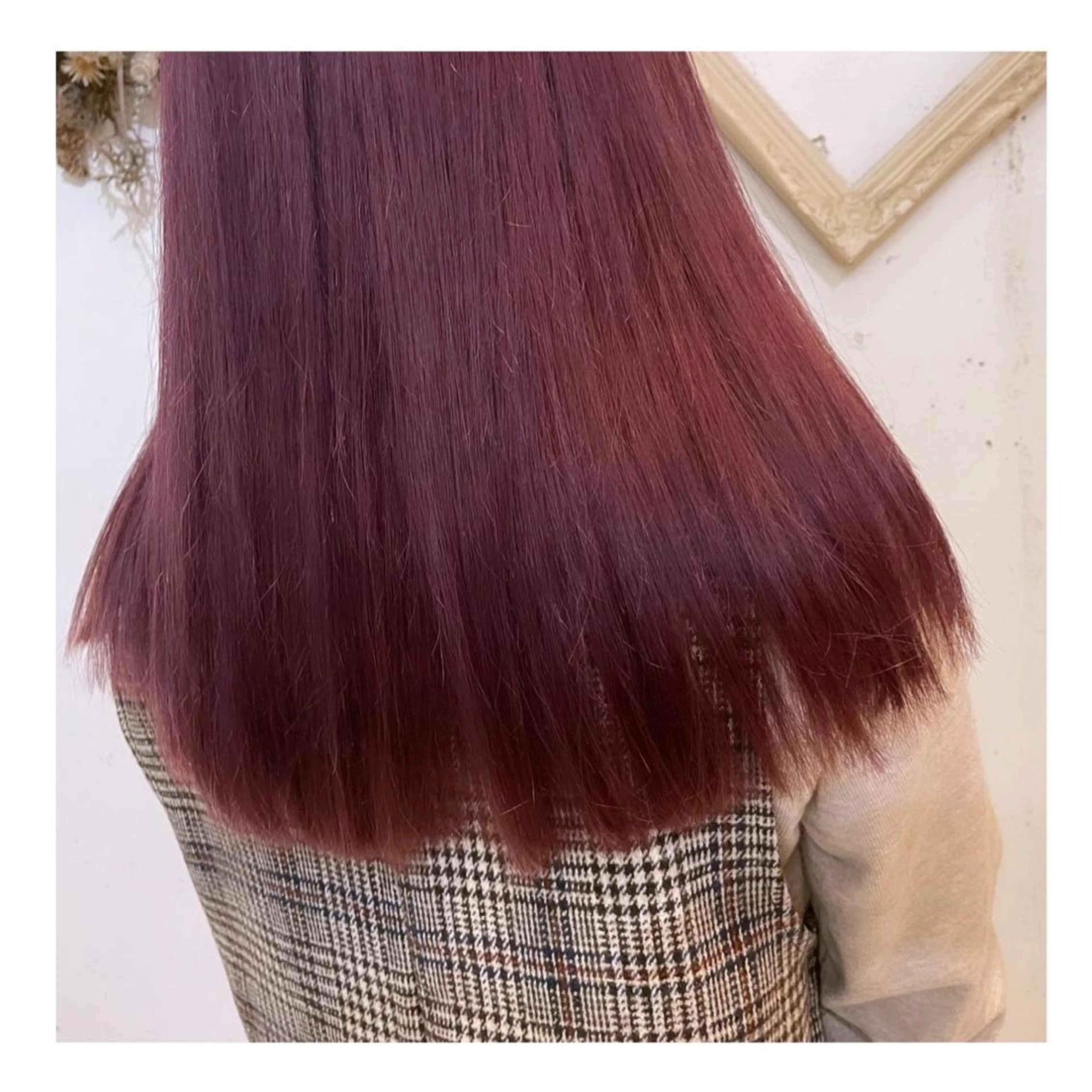 ロング カラー ブリーチ ラベンダーカラー ピンクカラー ピンクラベンダー ❁⃘ ち だ り さ ❁⃘のヘアスタイル