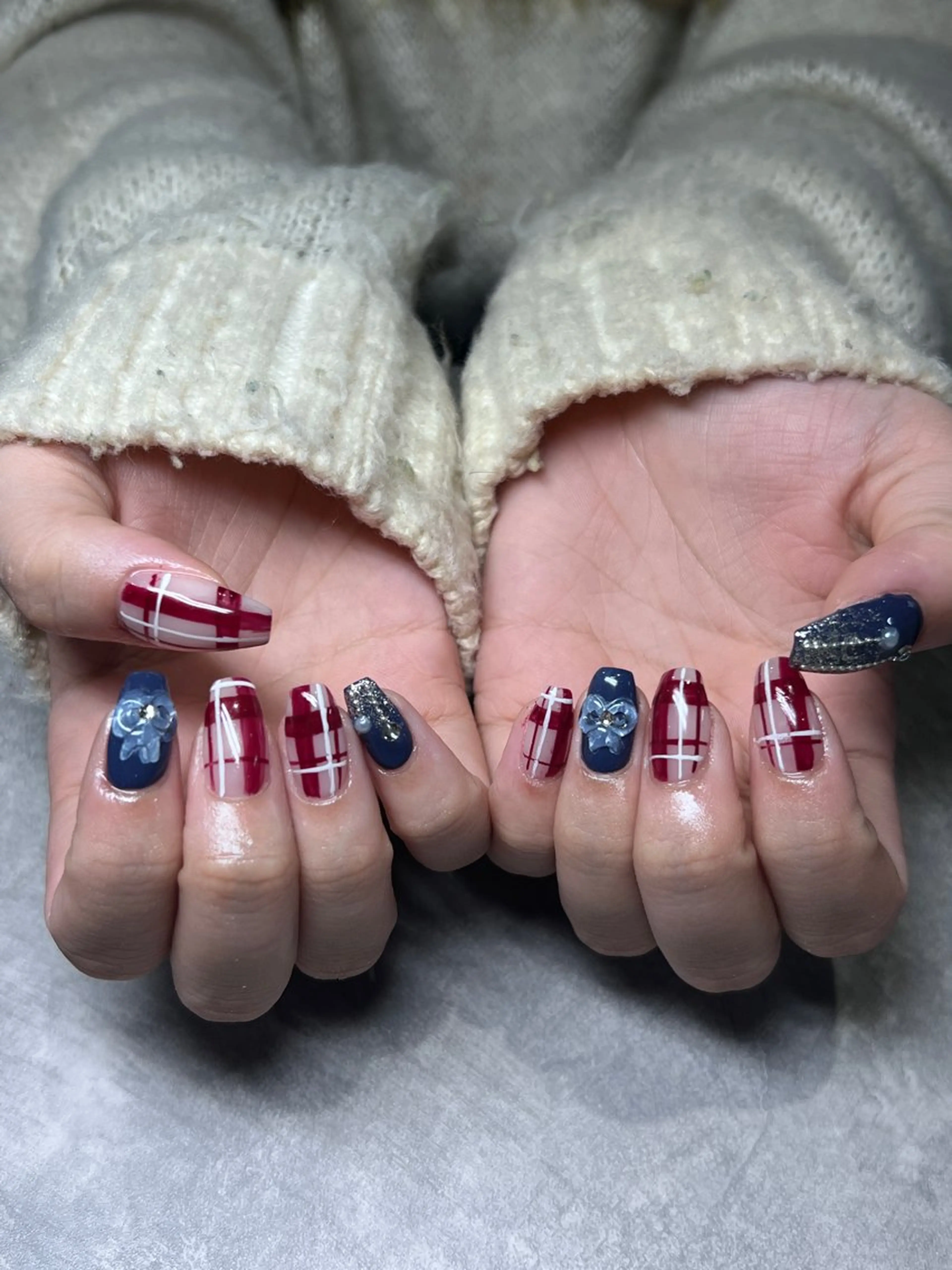 ネイル Miimo💅🏻 ほのか‪ ·͜·♡‬のネイルデザイン