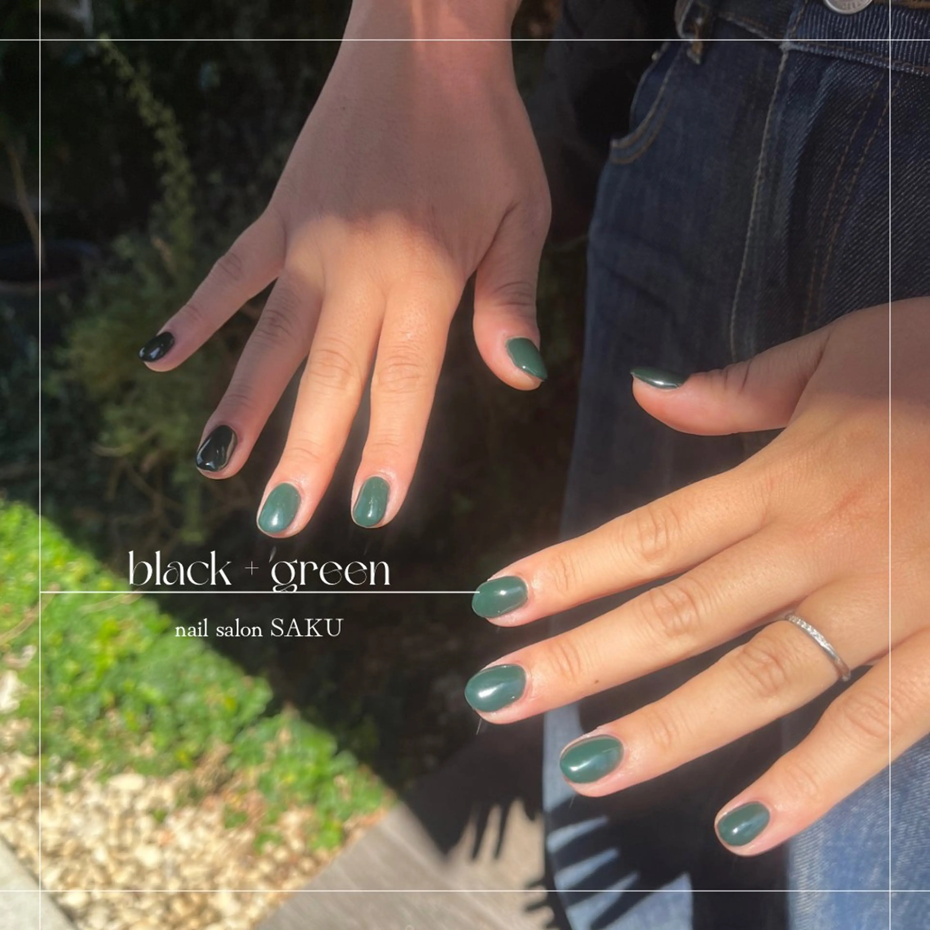 ネイル ニュアンスネイル シンプルネイル ハンドネイル SAKU nail 作島茜のネイルデザイン
