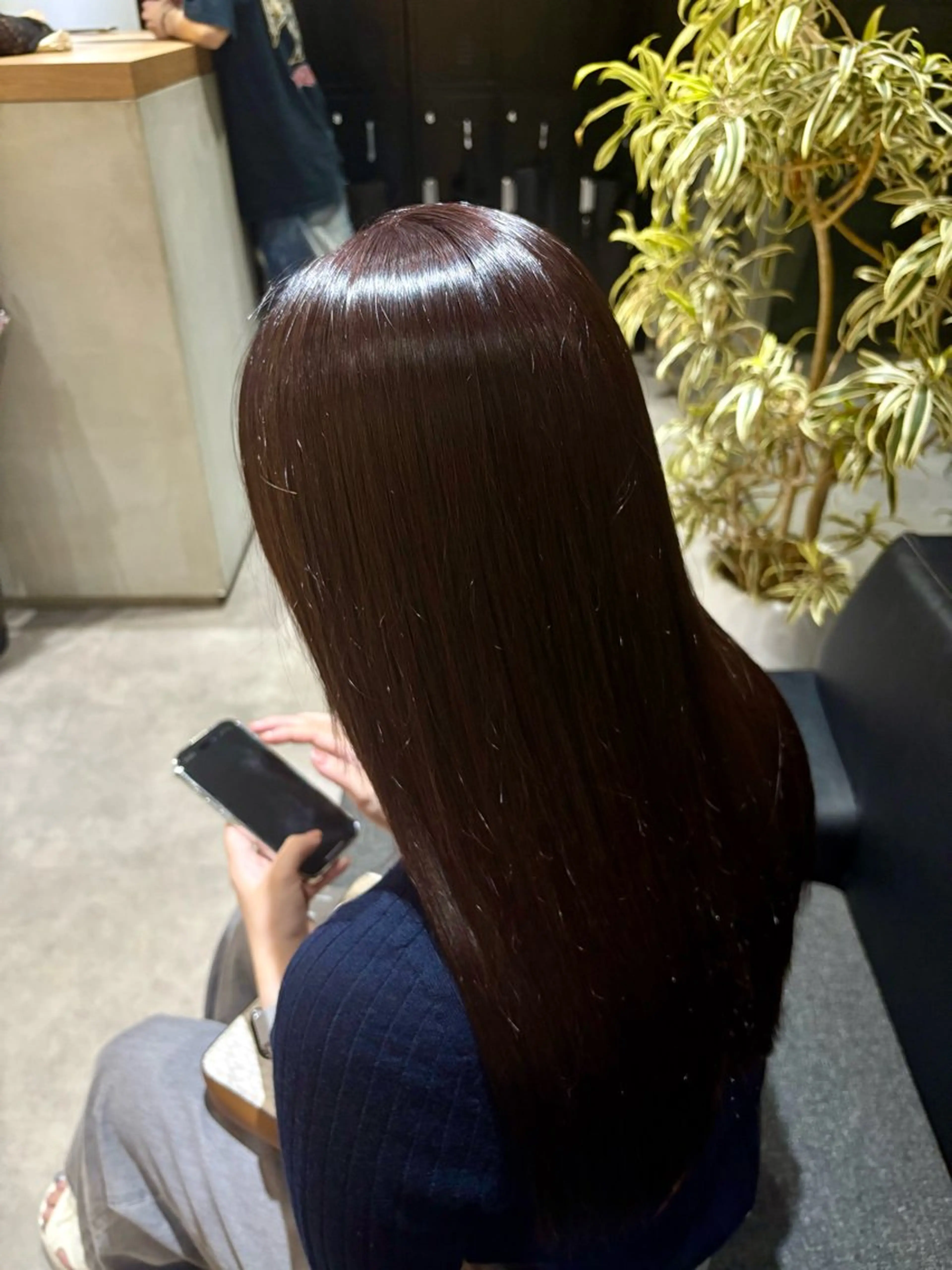 カラー 縮毛矯正 🌿ボブ/暖色/ 艶カラー/Rukiのヘアスタイル