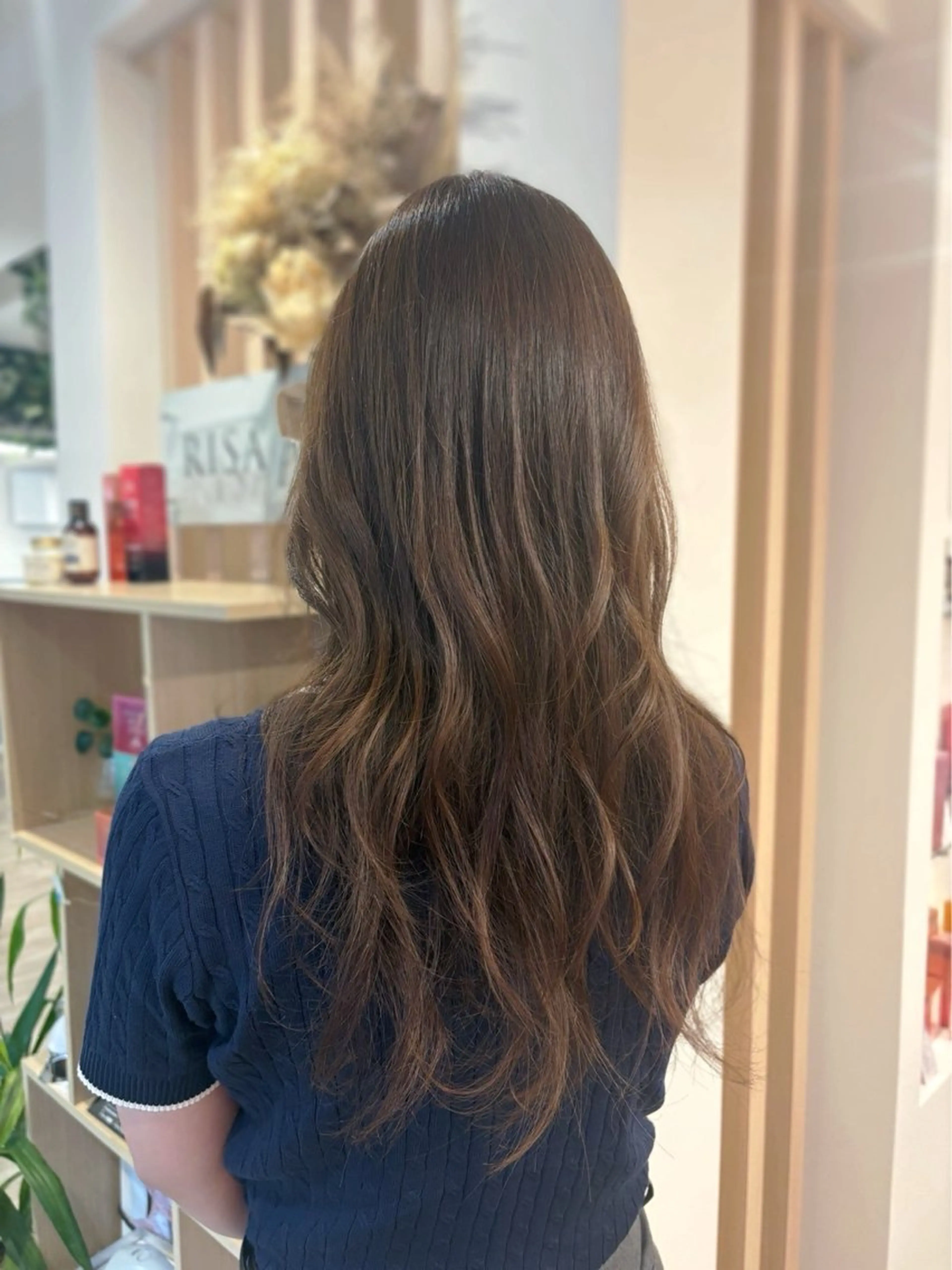 カラー ヘアカラー トリートメント 西新  MAHIRO 🩵🫧艶髪🩵🫧のヘアスタイル