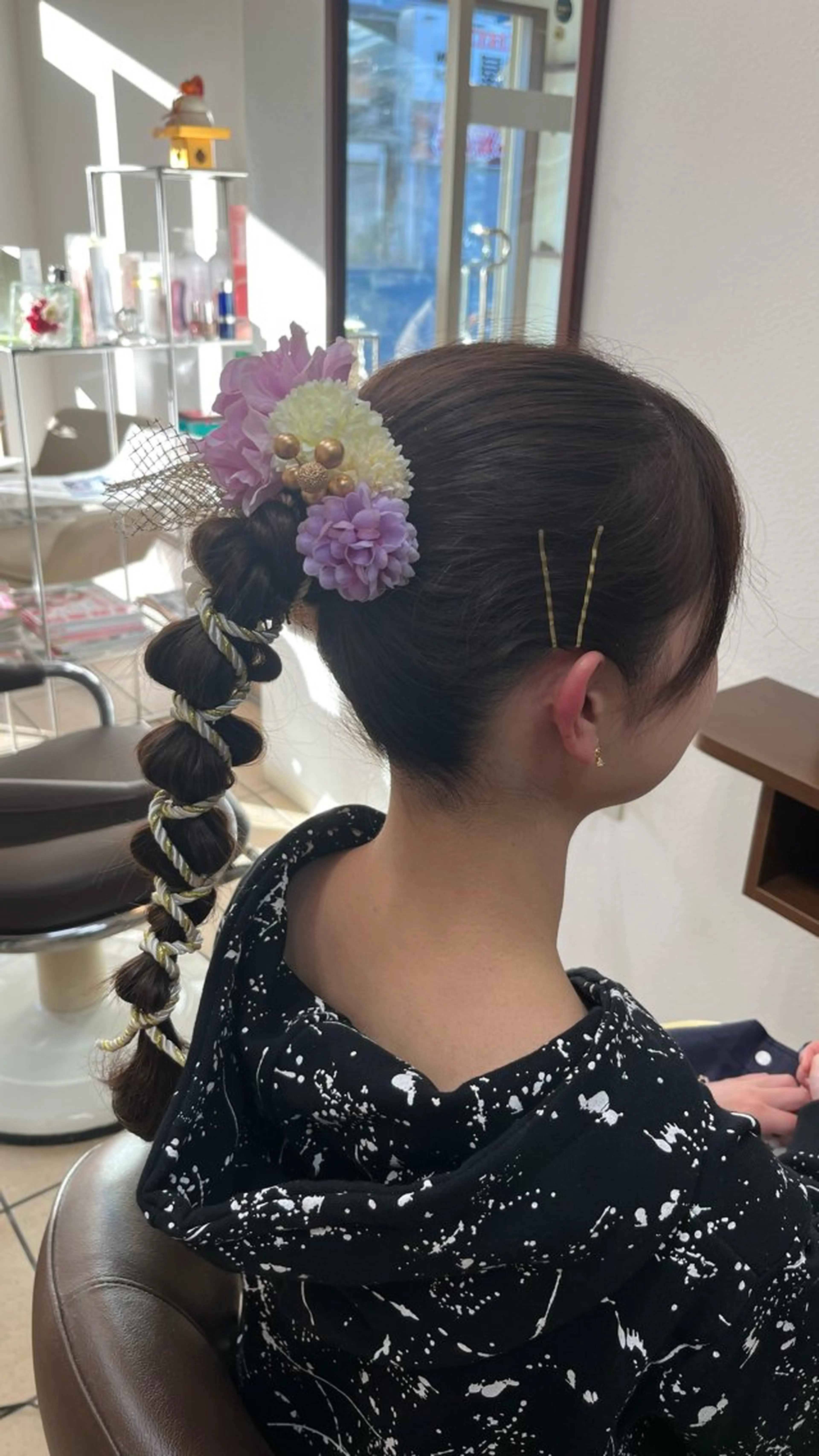 ロング ヘアセット 佐藤　ひなの ／艶髪のヘアスタイル