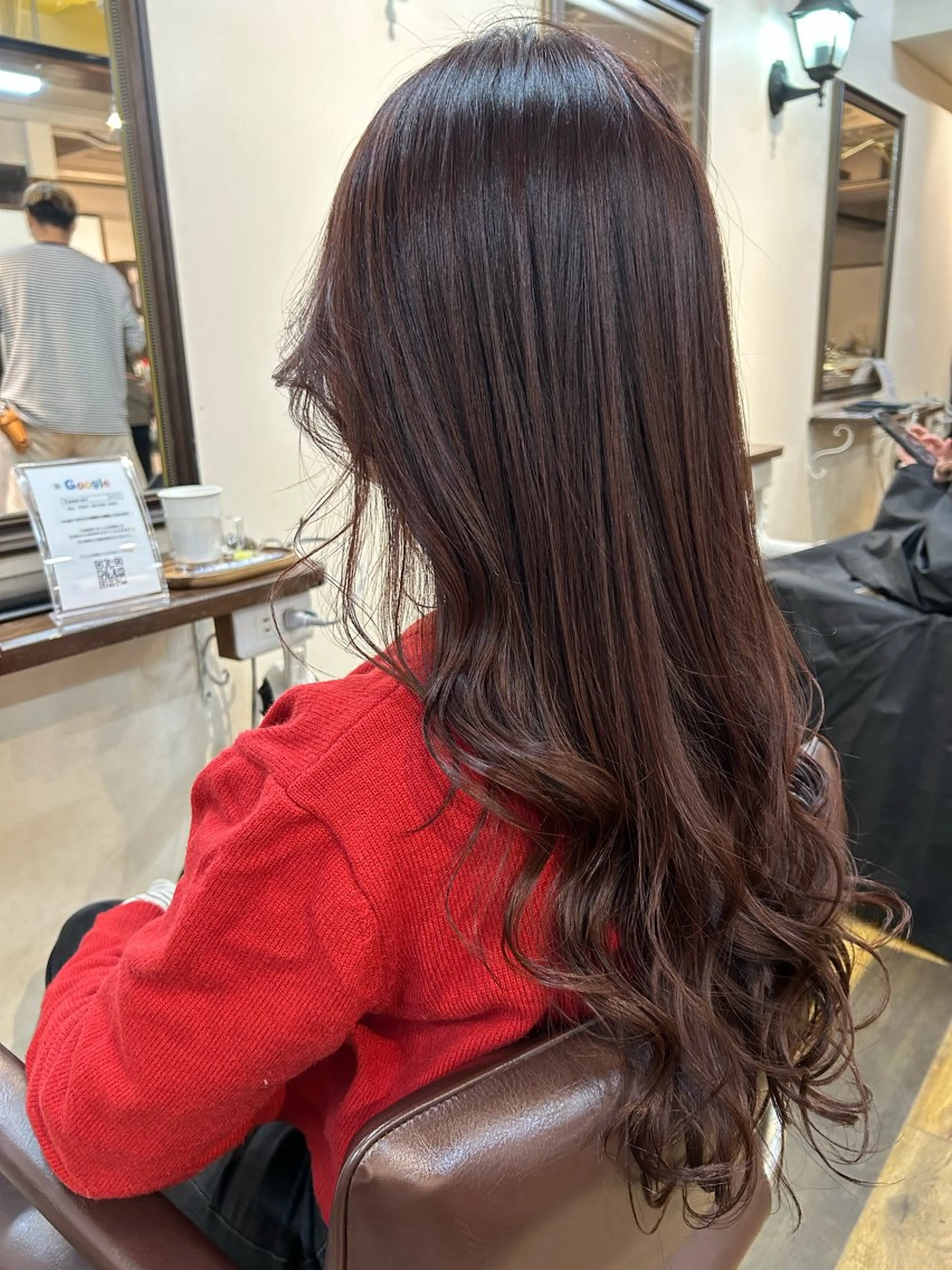 ロング カラー canonart上田 里恵のヘアスタイル