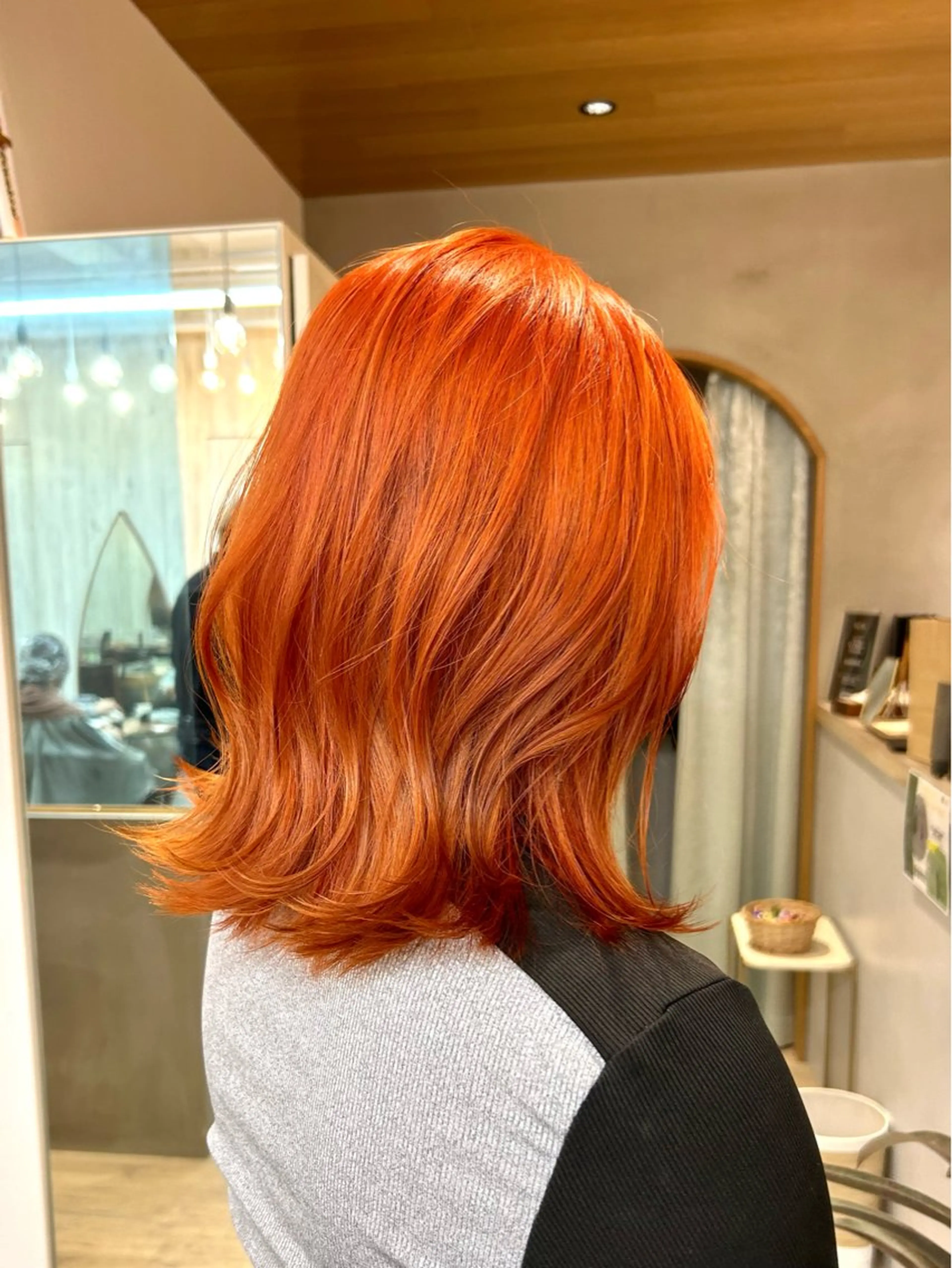 ミディアム ヘアカラー トリートメント 🩵縮毛矯正/ブリー チ/髪質改善/いつかのヘアスタイル