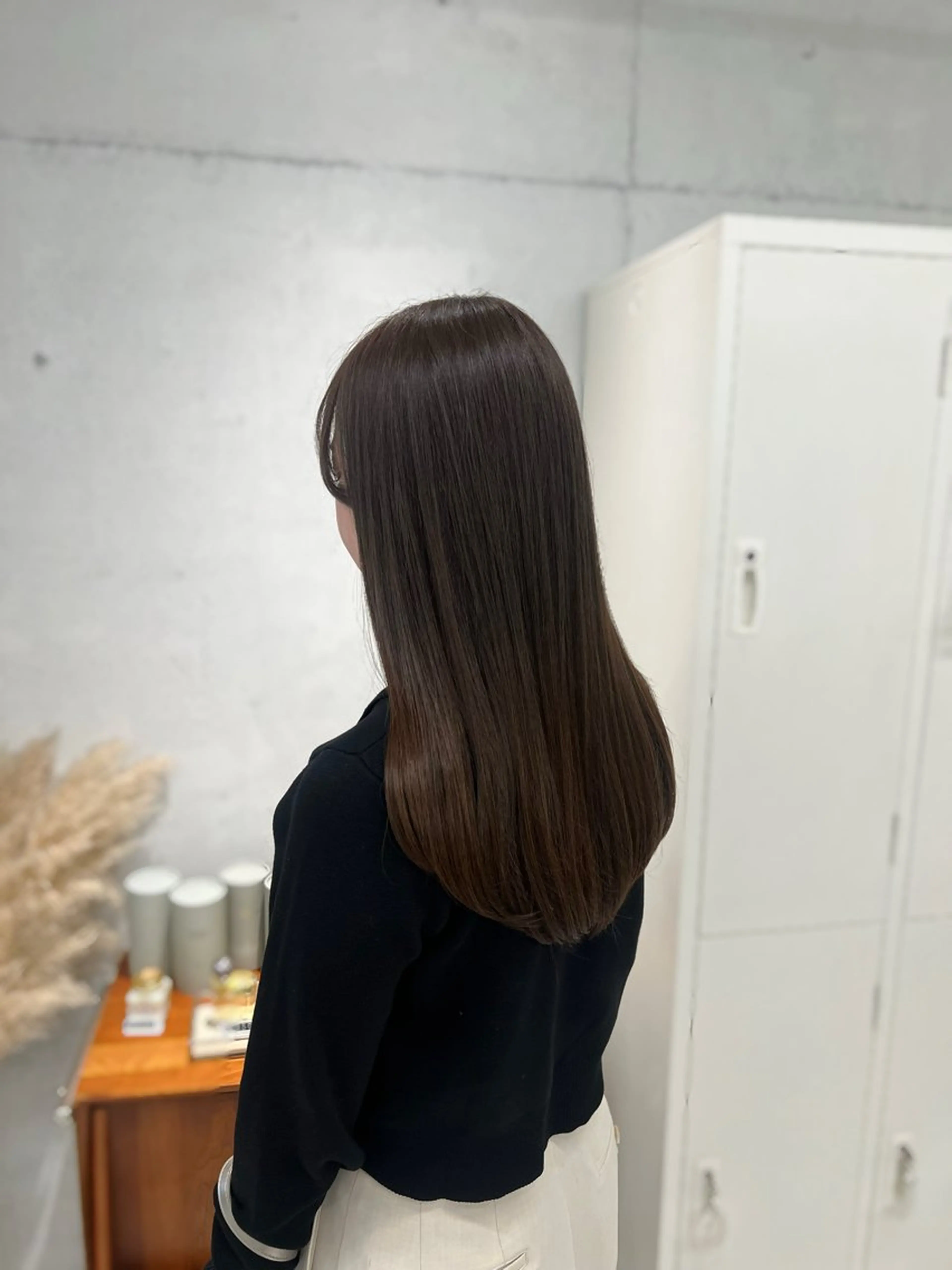 ロング カラー ブリーチ 透明感カラー ブリーチなしカラー 韓国風ヘア トリートメント カット ヘアカラー トリートメント 韓国ヘア☁️ mitsukiのヘアスタイル