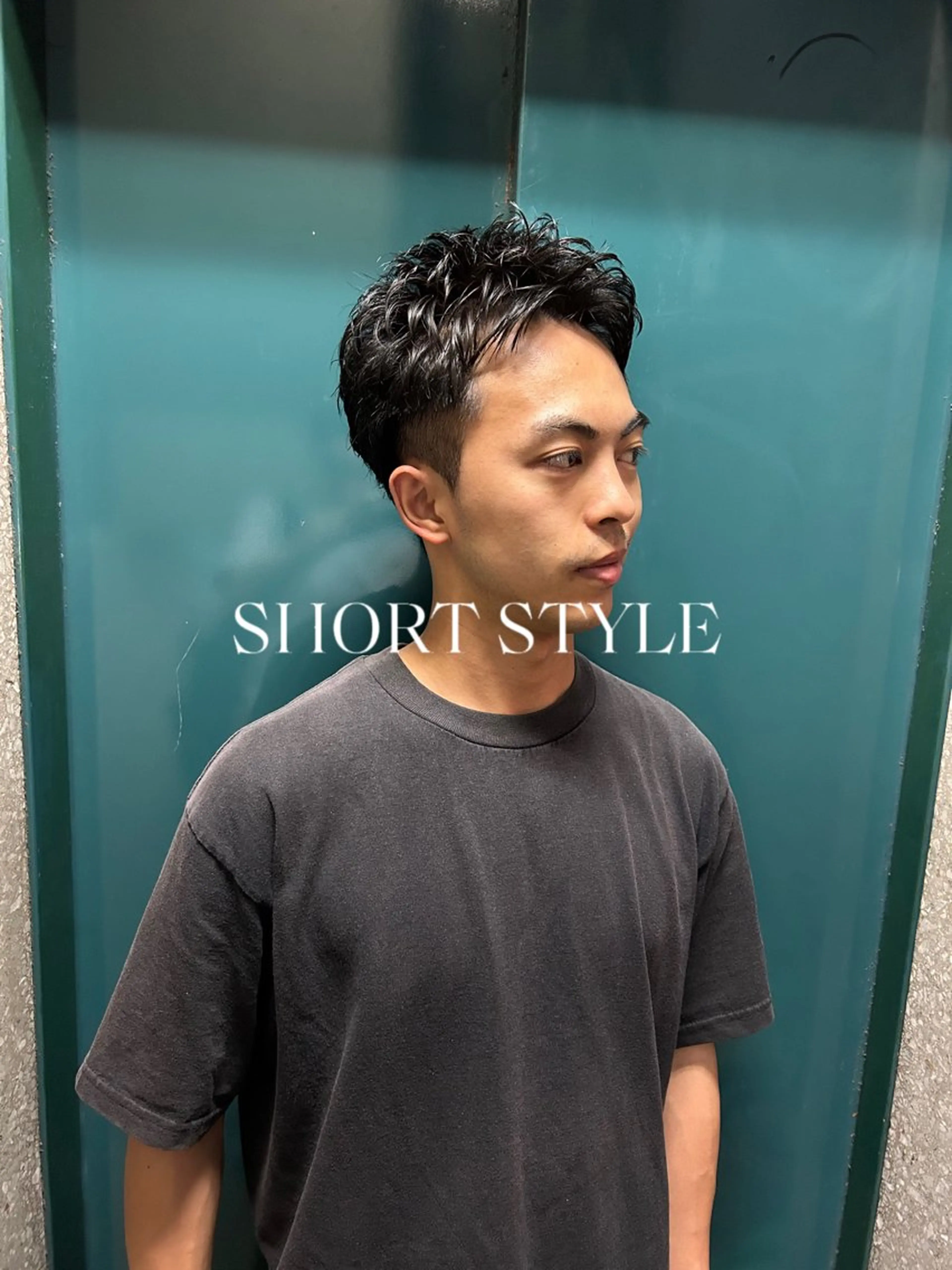 ショート パーマ メンズ メンズブリーチ メンズハイライト メンズインナーカラー メンズパーマ プードルパーマ カット パーマ トリートメント 💈メンズ短髪特化 ✂︎伊藤大輝💈のヘアスタイル