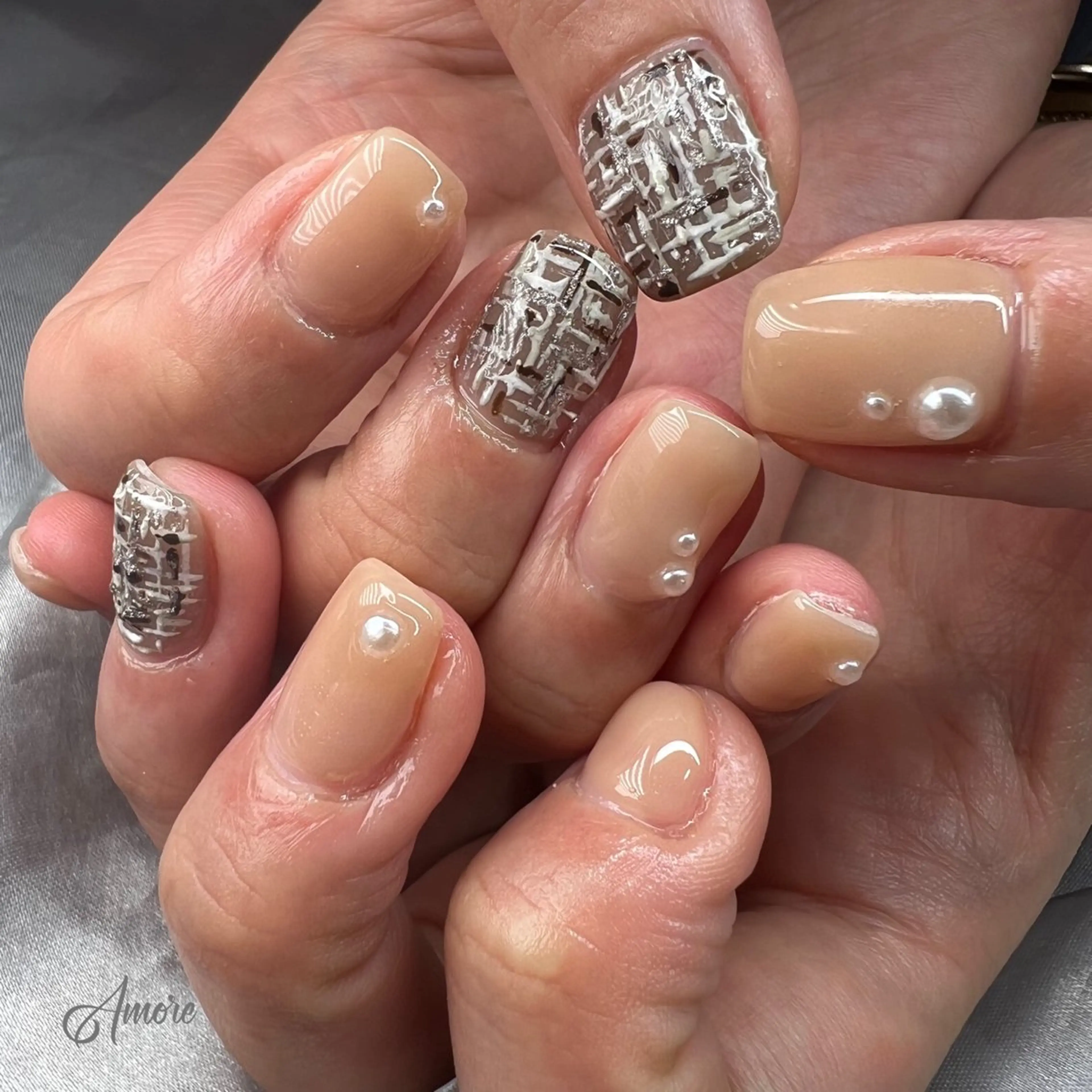 ネイル ジェルネイル 韓国ネイル パラジェル You kyehwaのネイルデザイン