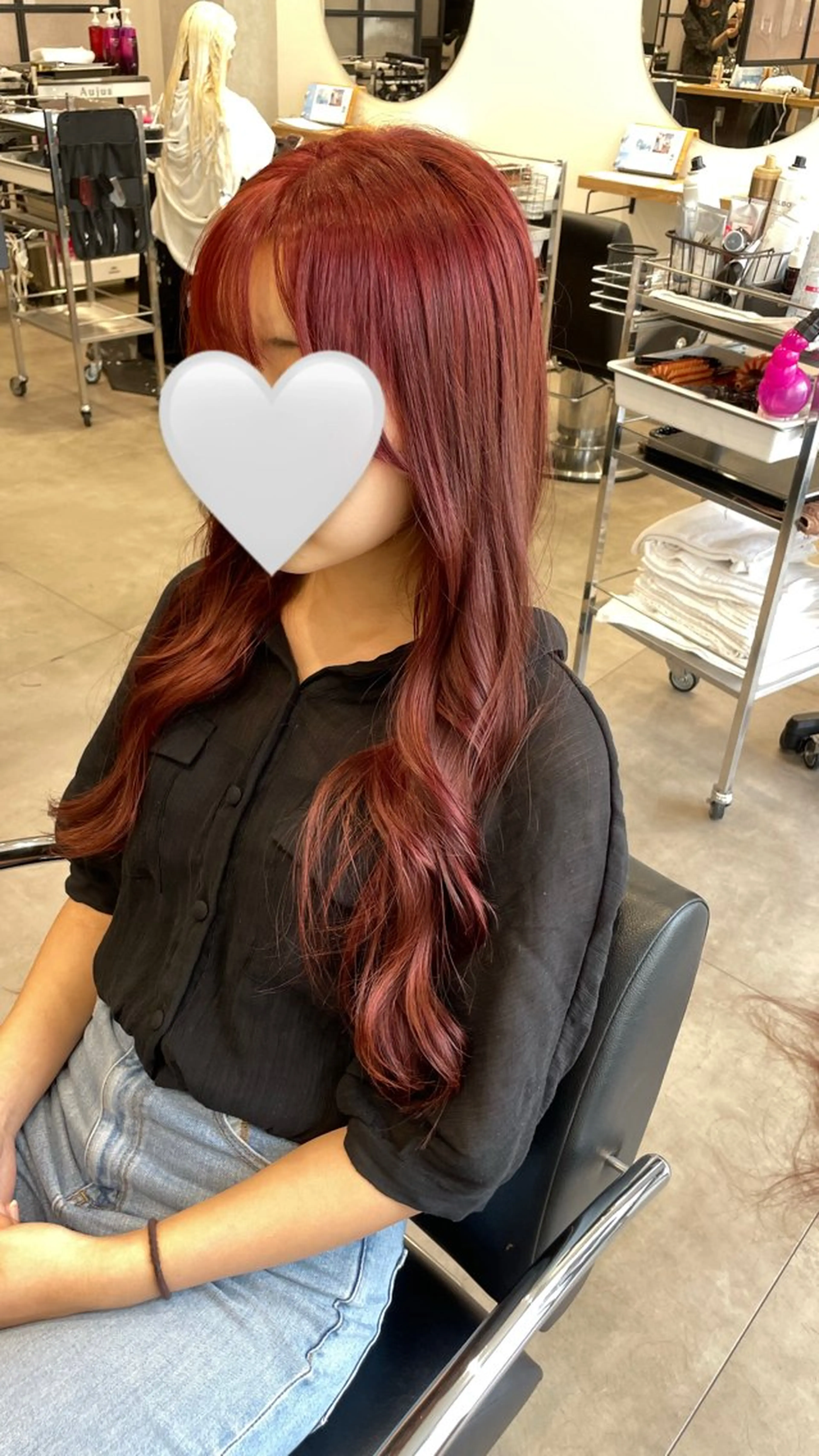 ロング 佐藤 由依/水光カラーのヘアスタイル