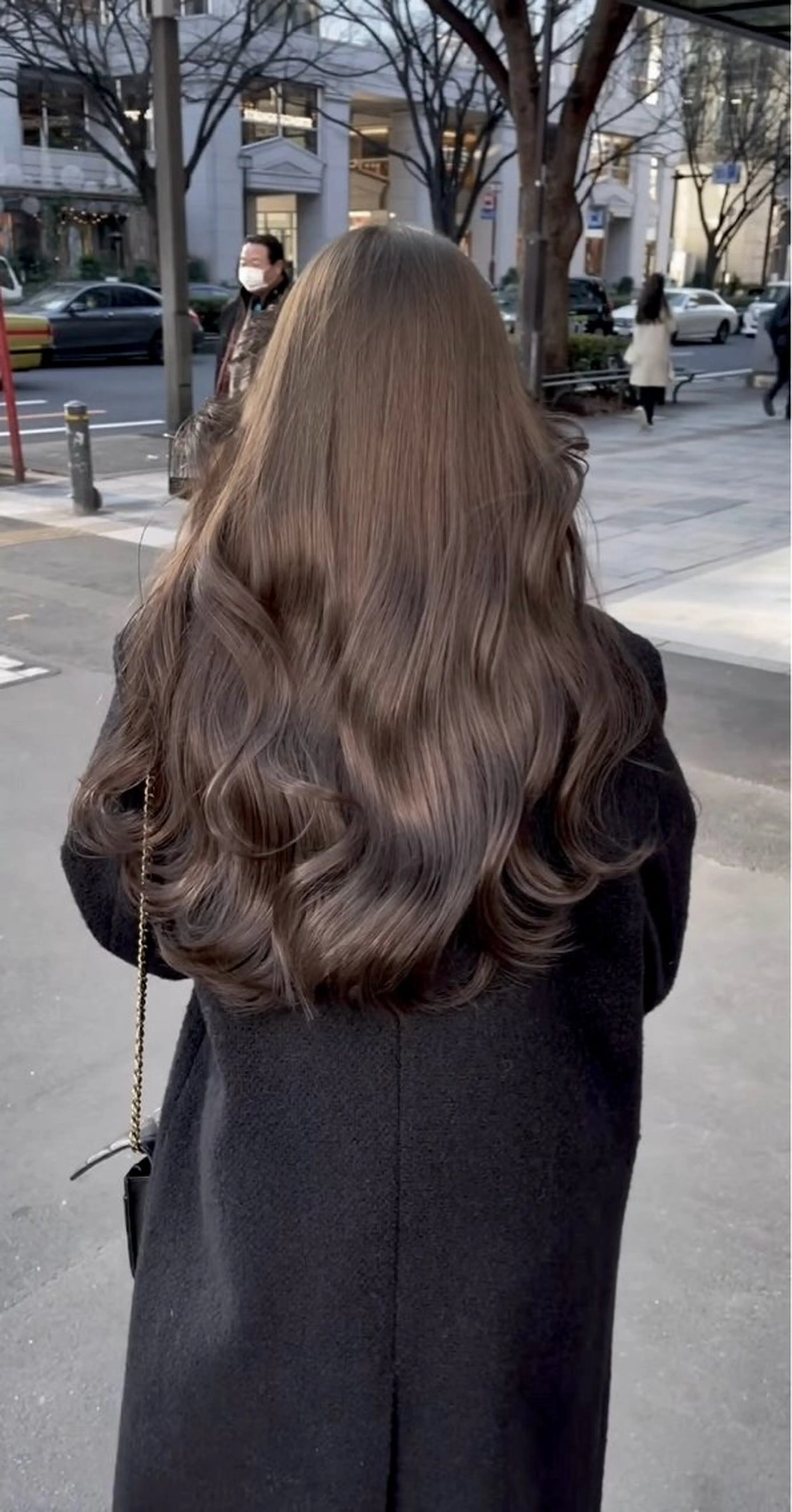 ロング カラー ヘアアレンジ ブラウンカラー 髪質改善 トリートメント ヘアカラー トリートメント ヘアセット 💎韓国/ レイヤー カット/ 暖色🫧のヘアスタイル