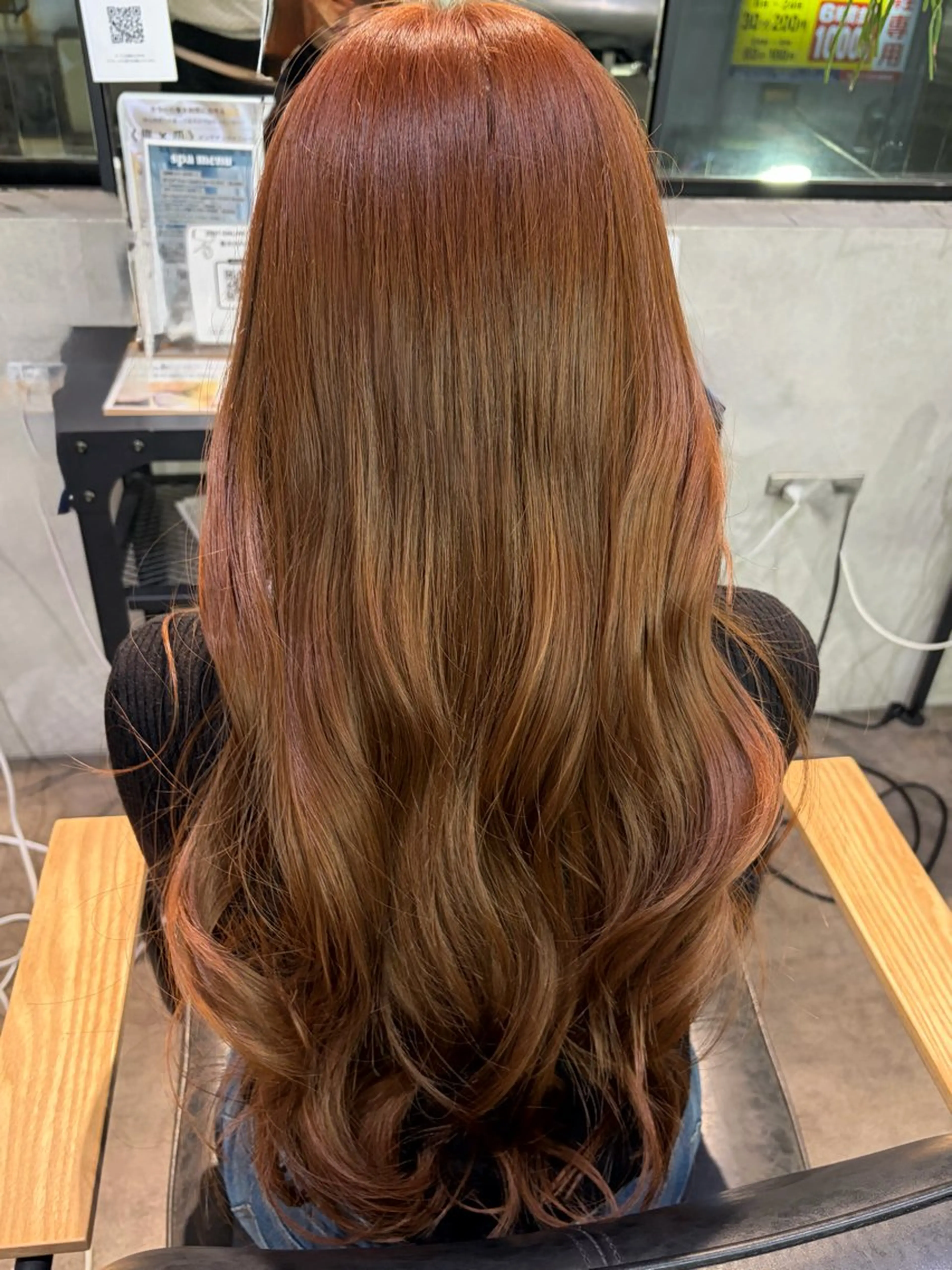 ダブルカラー(ブリーチなし)＋プレカット✂️の写真