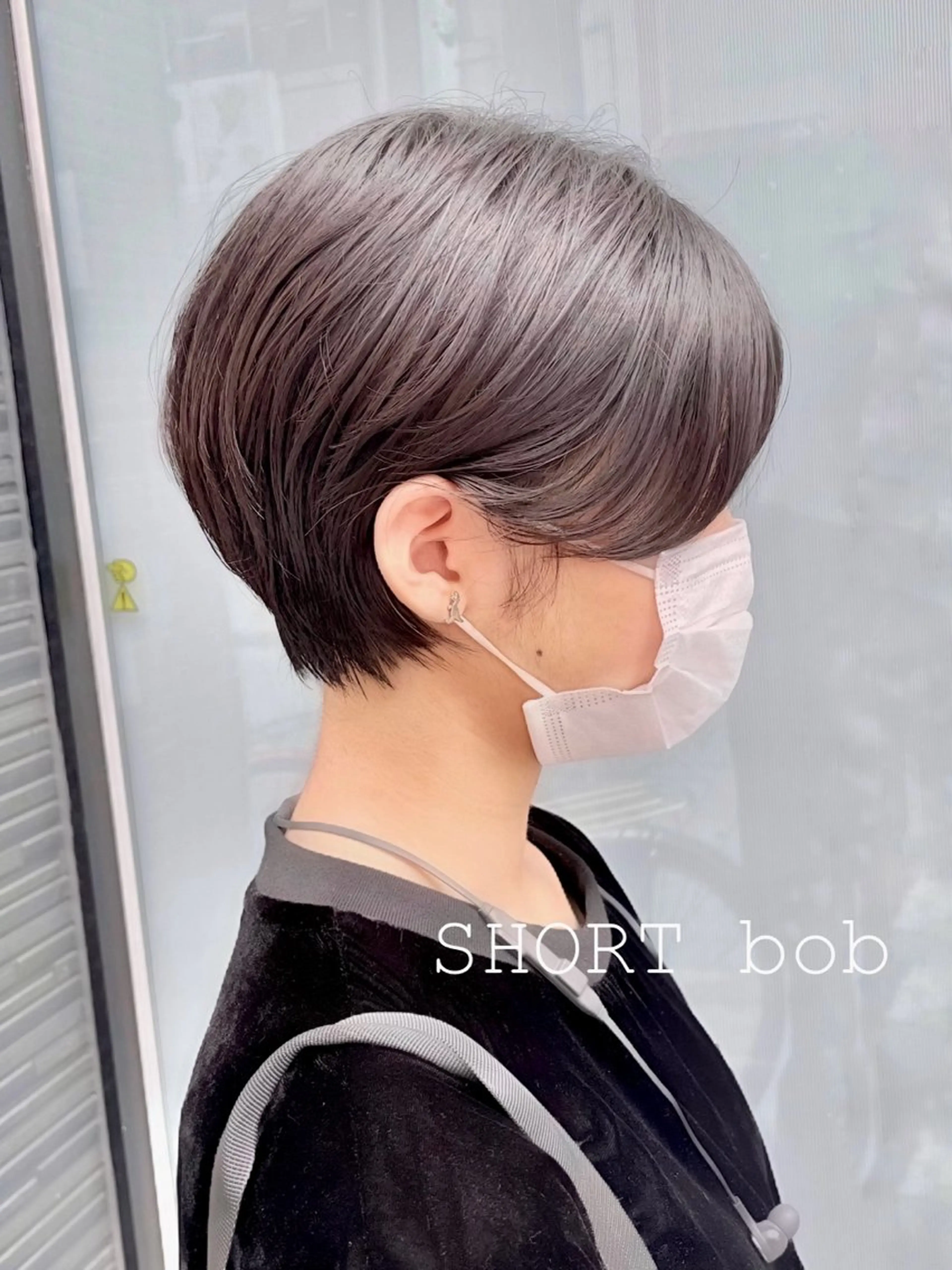 ショート カラー カット ヘアカラー トリートメント ショート/ボブ/ 透明感カラー/ほのかのヘアスタイル