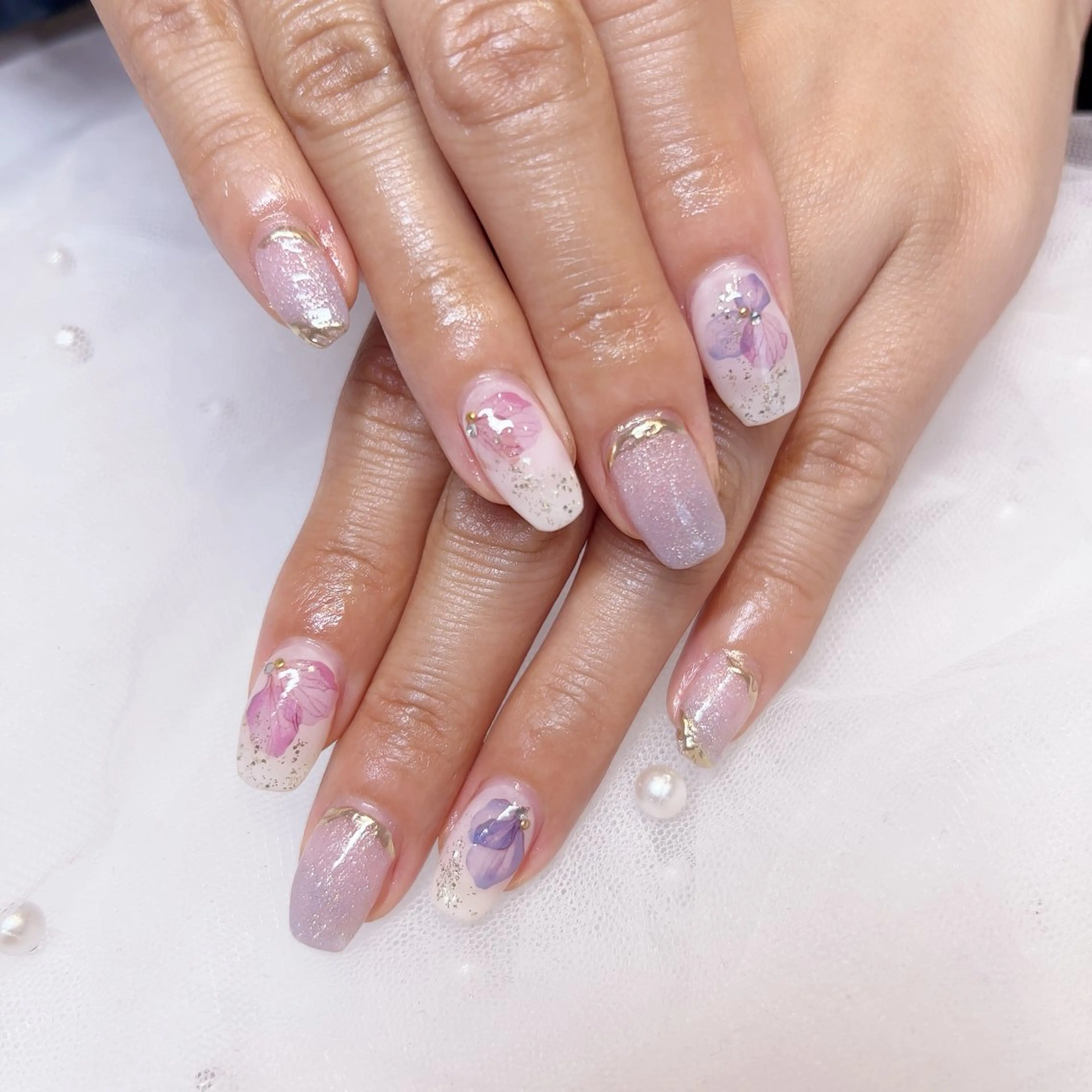 ネイル ハンドネイル nail salon pearのネイルデザイン