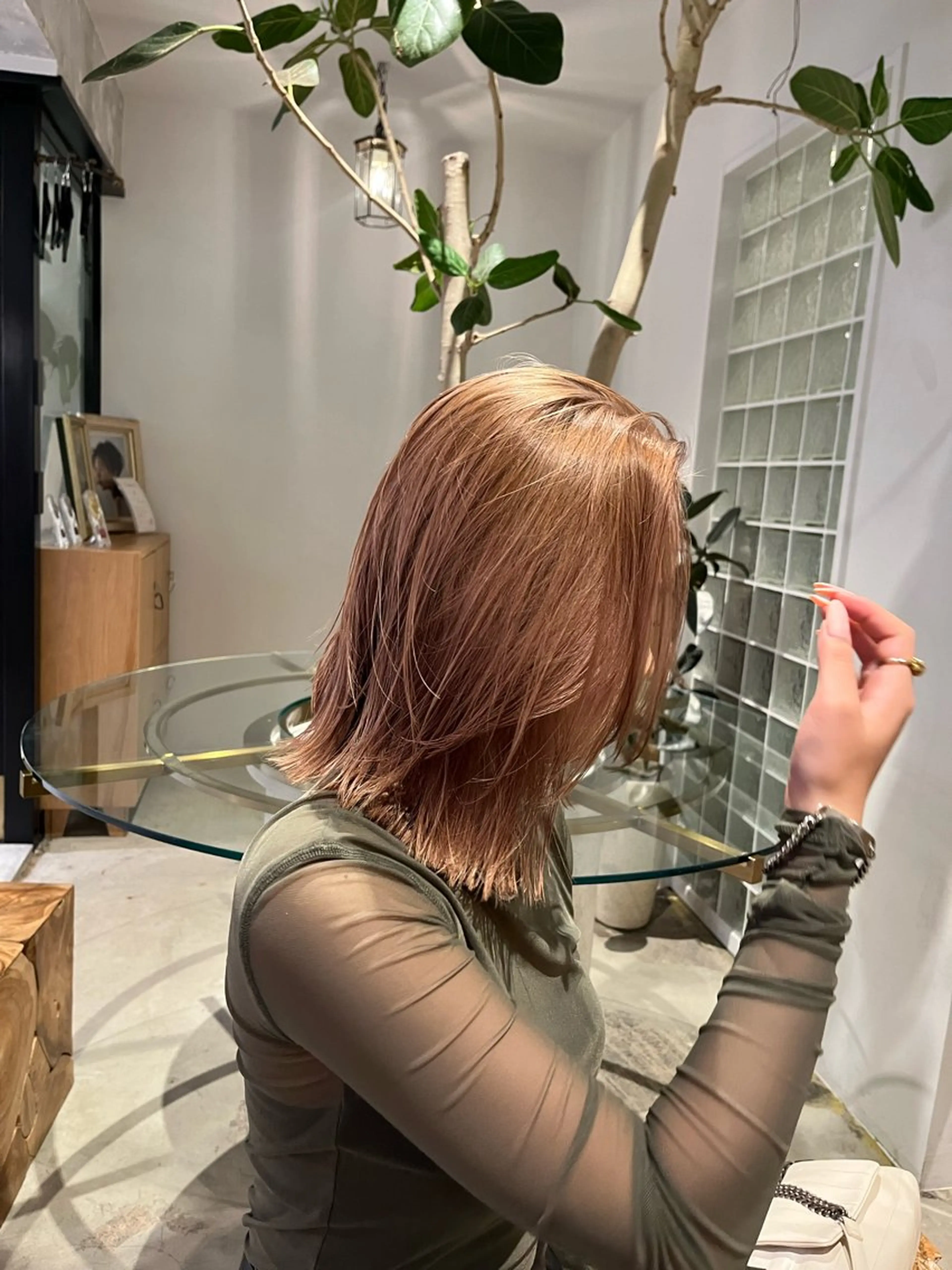 ミディアム カラー lety /神戸元町のヘアスタイル