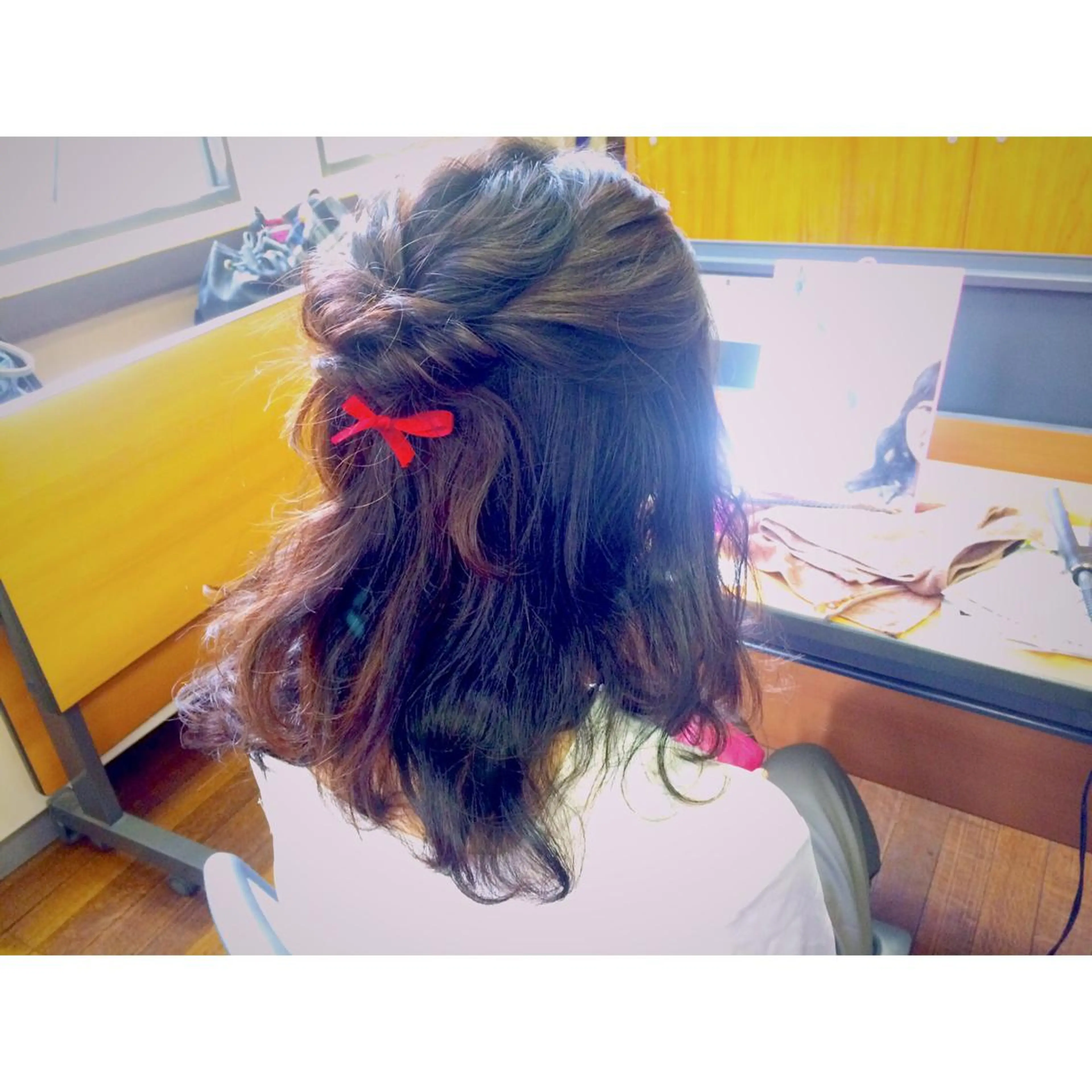 ヘアアレンジ 藤井 菜緒のヘアスタイル