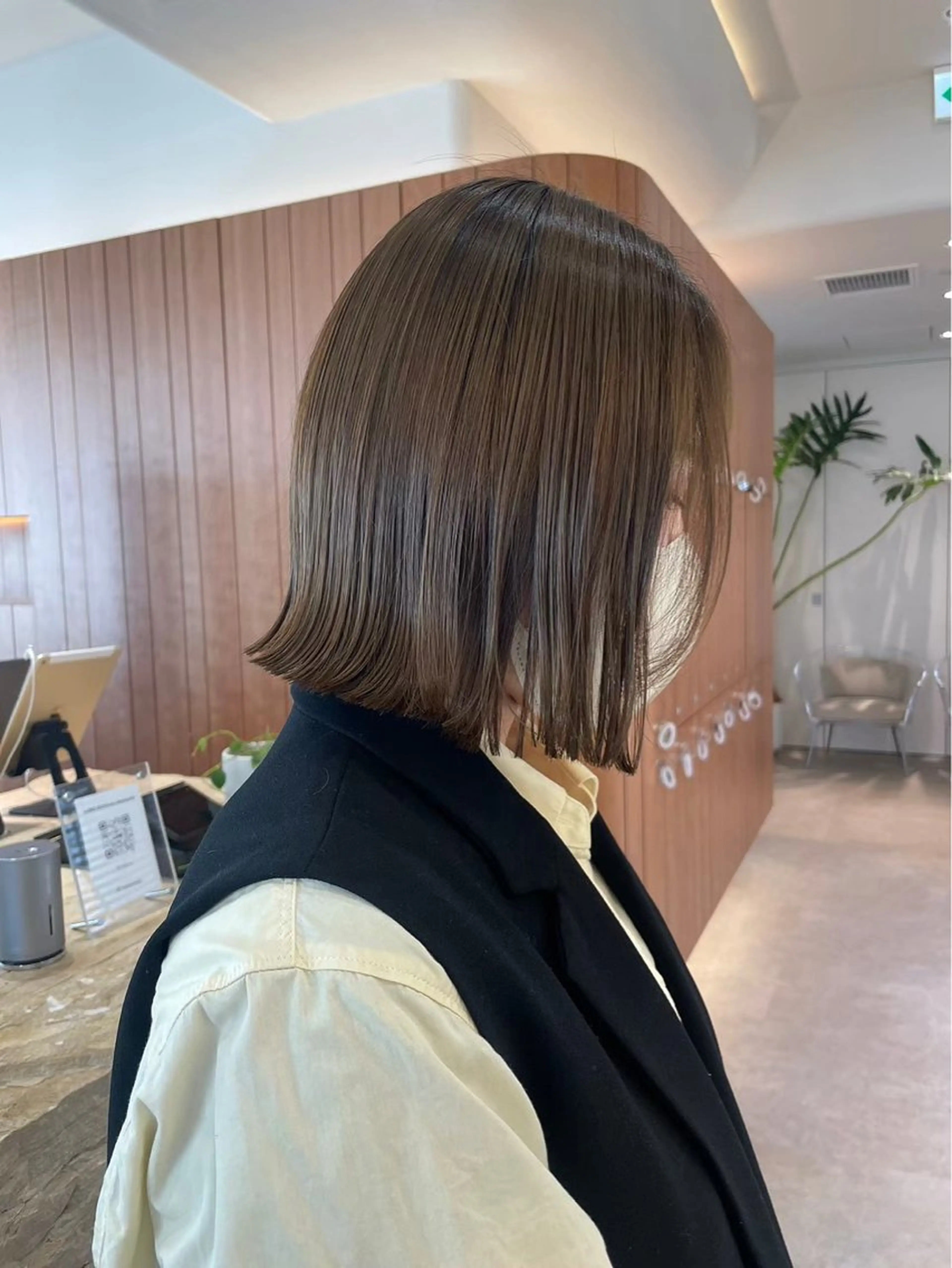 ミディアム カラー ボブレイヤー ボブ 学生 レイヤーカット 新宿/韓国ボブ/ レイヤーボブしょうごのヘアスタイル