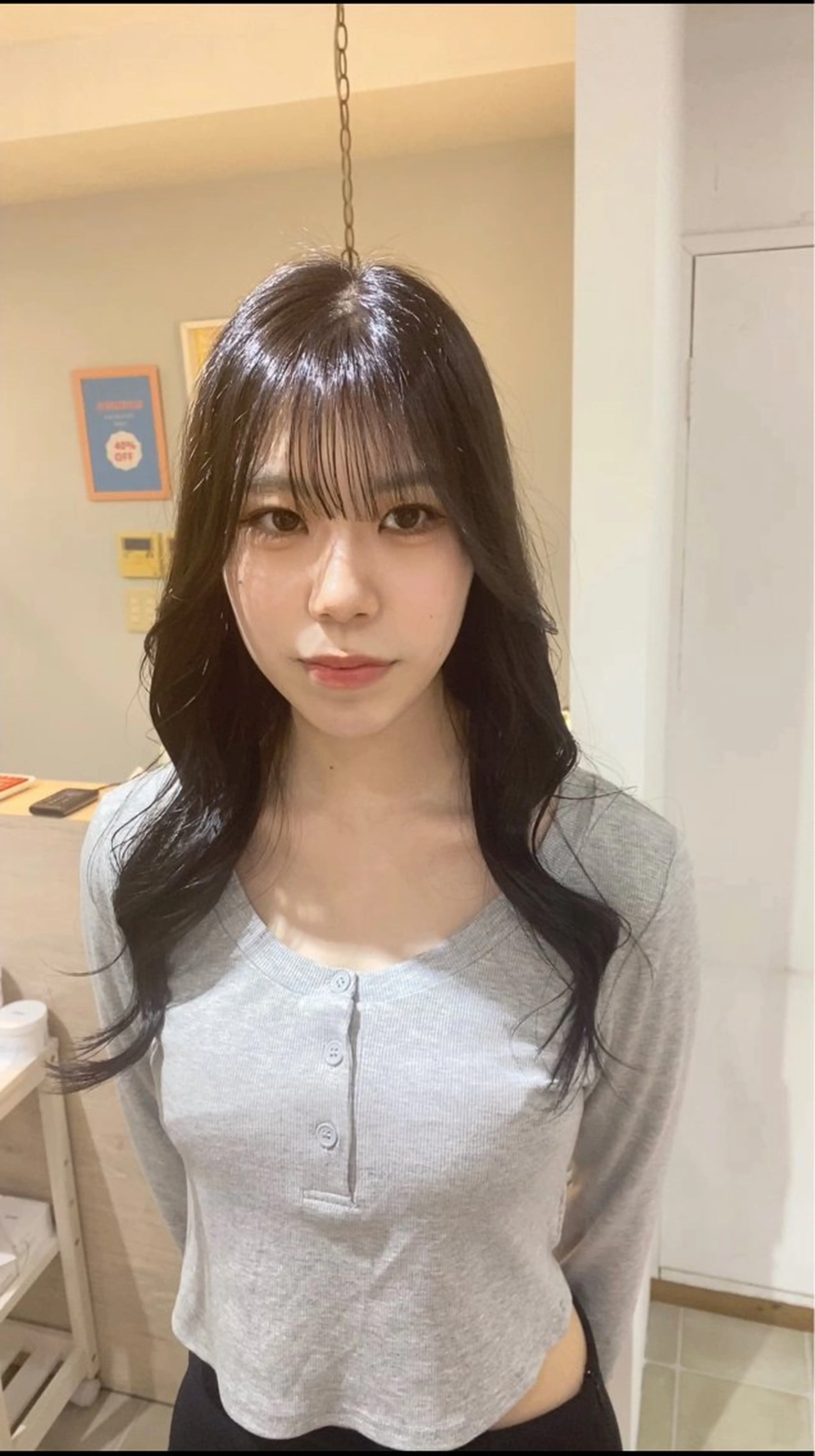 ロング 韓国風ヘア レイヤーカット カット ヘアカラー トリートメント GO TODAY シェアサロン 町田店所属・韓国ヘア🇰🇷 スズキのヘアスタイル