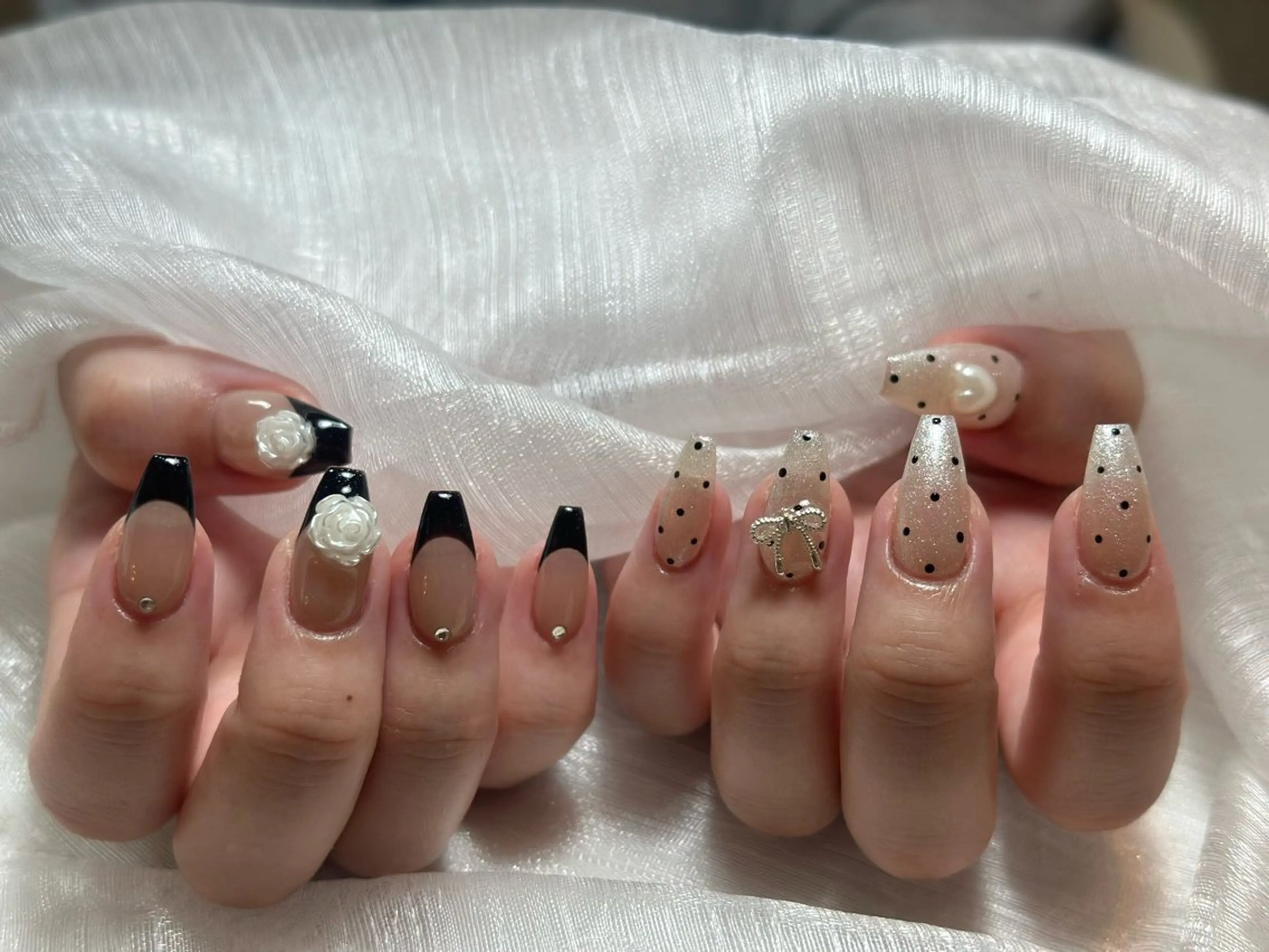 ネイル アートネイル 成人式 ジェルネイル ニュアンスネイル 夏ネイル ハンドネイル Nienail_ Luxeのネイルデザイン