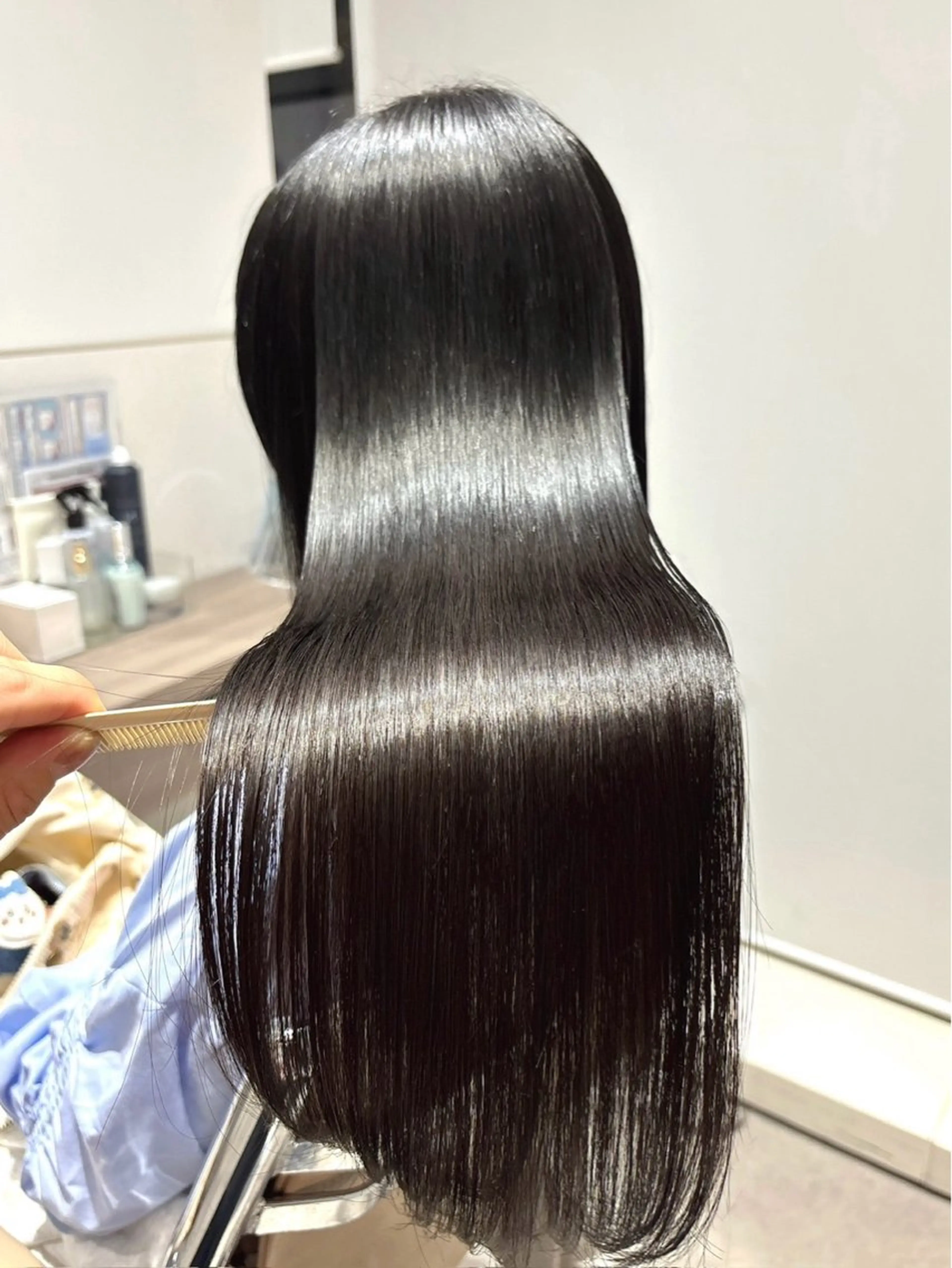 【✅最新トリートメントの髪質改善🌿】KERAPROトリートメント➕メンテナンスカット✨ブリーチ毛でも出来る髪質改善‼️の写真