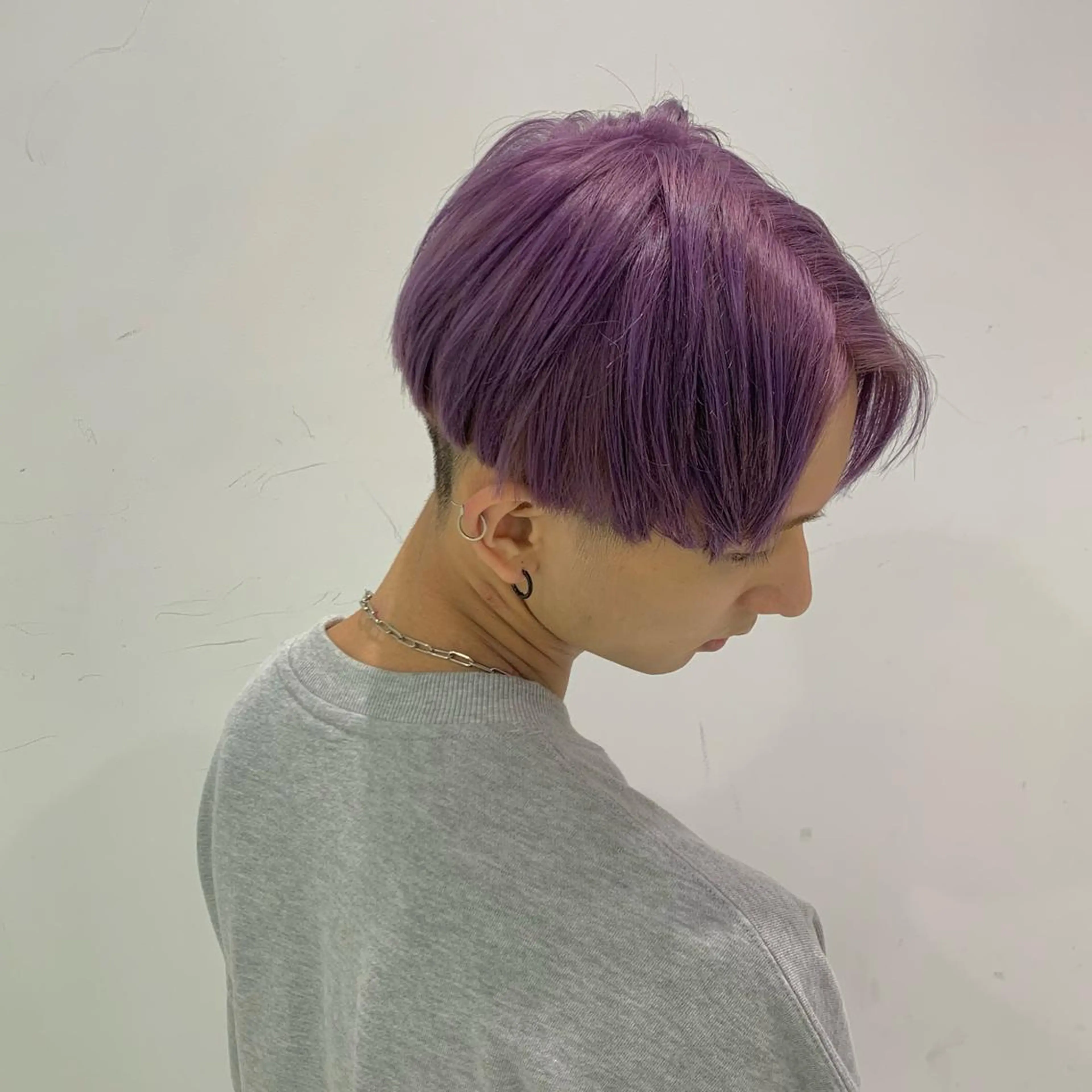 ロング カラー パーマ ヘアアレンジ メンズ キッズ マツエク・マツパ ラベンダーカラー ピンクカラー ピンクラベンダー カラーマツエク 🦋haginoya miho🦋のマツエク・マツパデザイン