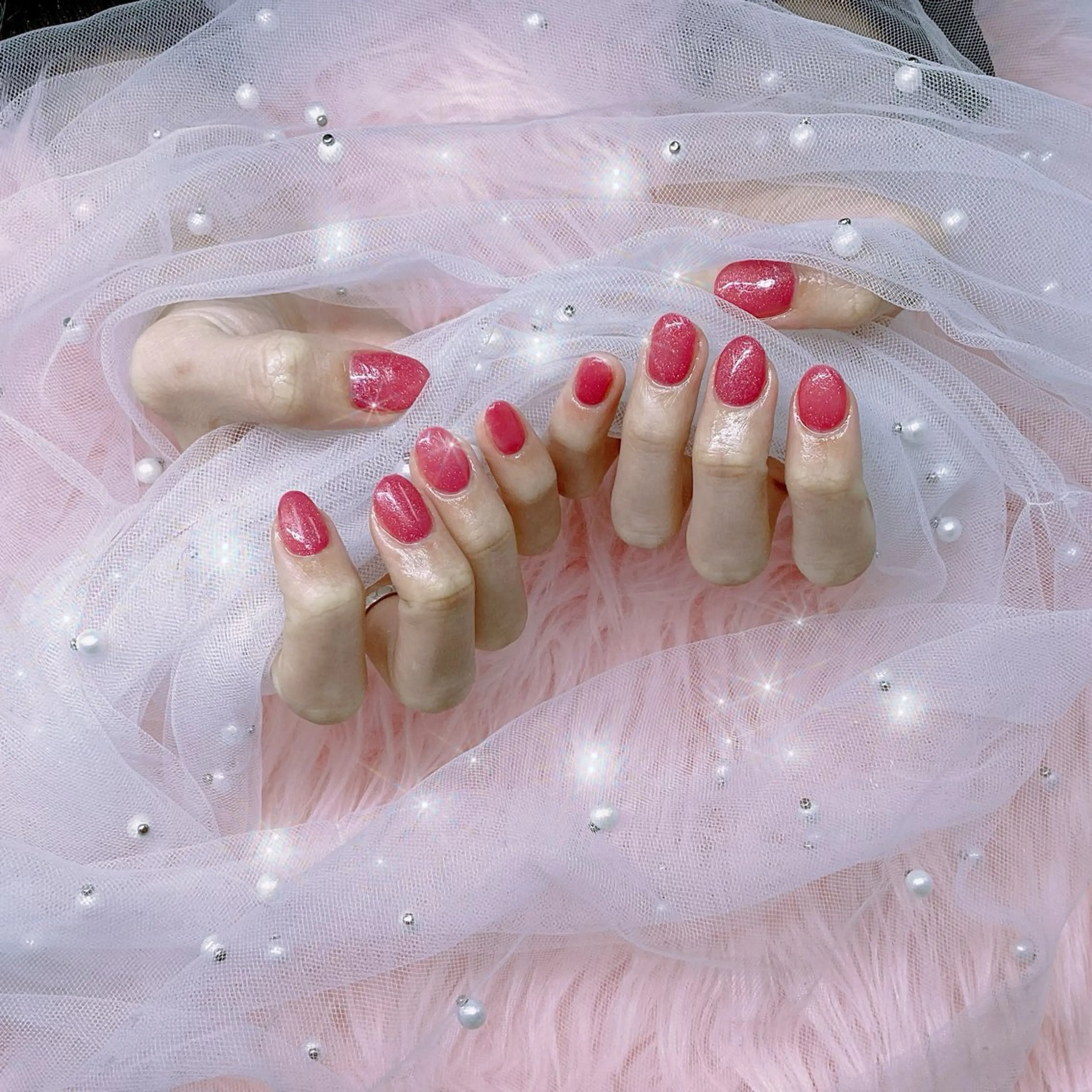 ネイル パーツ全部¥110 サロンミミのネイルデザイン