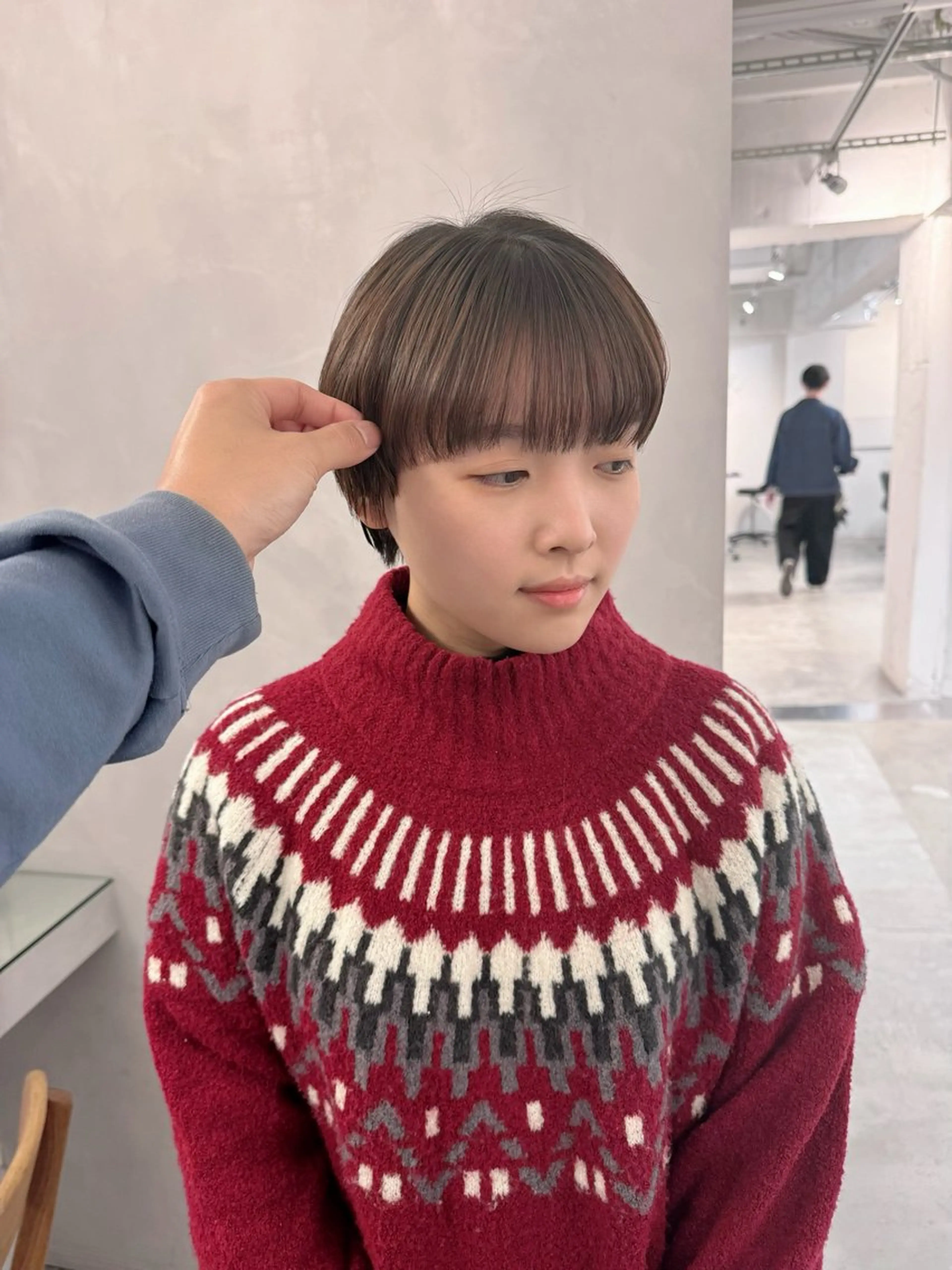 ショート ボブ 髪質改善 レイヤーカット ショートヘア カット特化 /BLUET/新宿のヘアスタイル