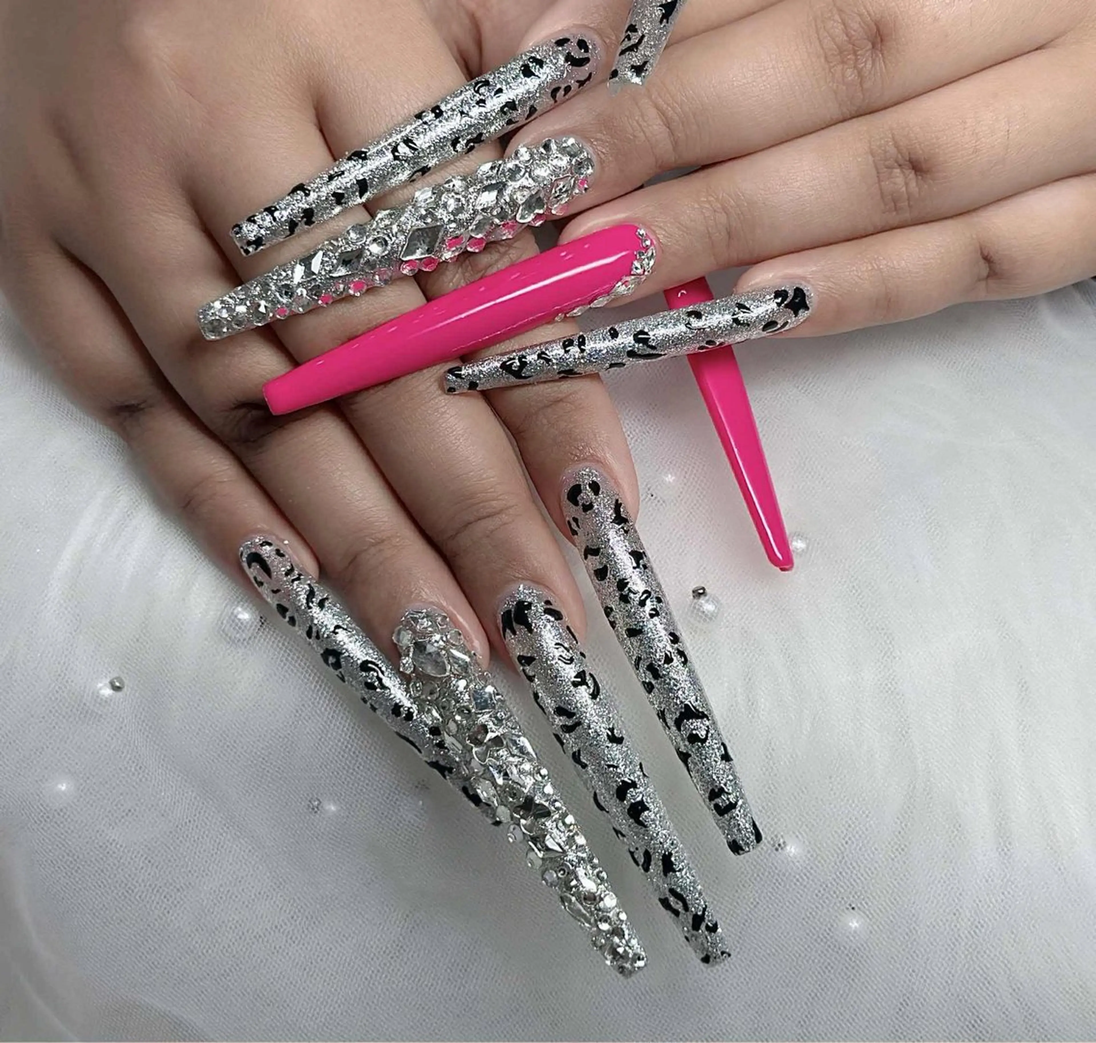 ネイル アートネイル 韓国ネイル 持ち込み ワンホンネイル ハンドネイル Lenie Nail Salonのネイルデザイン