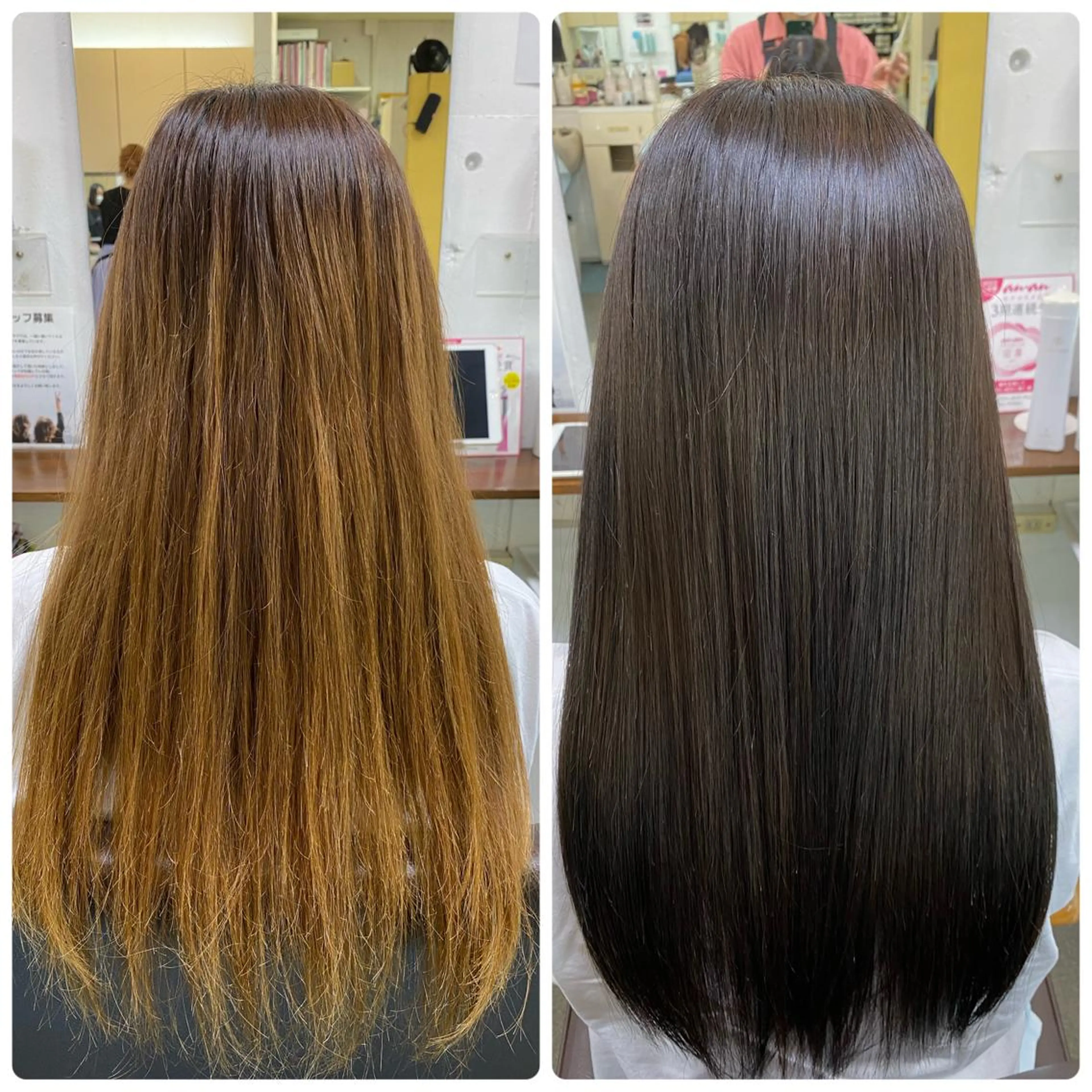 ロング カラー 髪質改善 縮毛矯正 トリートメント カット ヘアカラー トリートメント 【髪質改善】に特化 オリーブオイルクラブのヘアスタイル