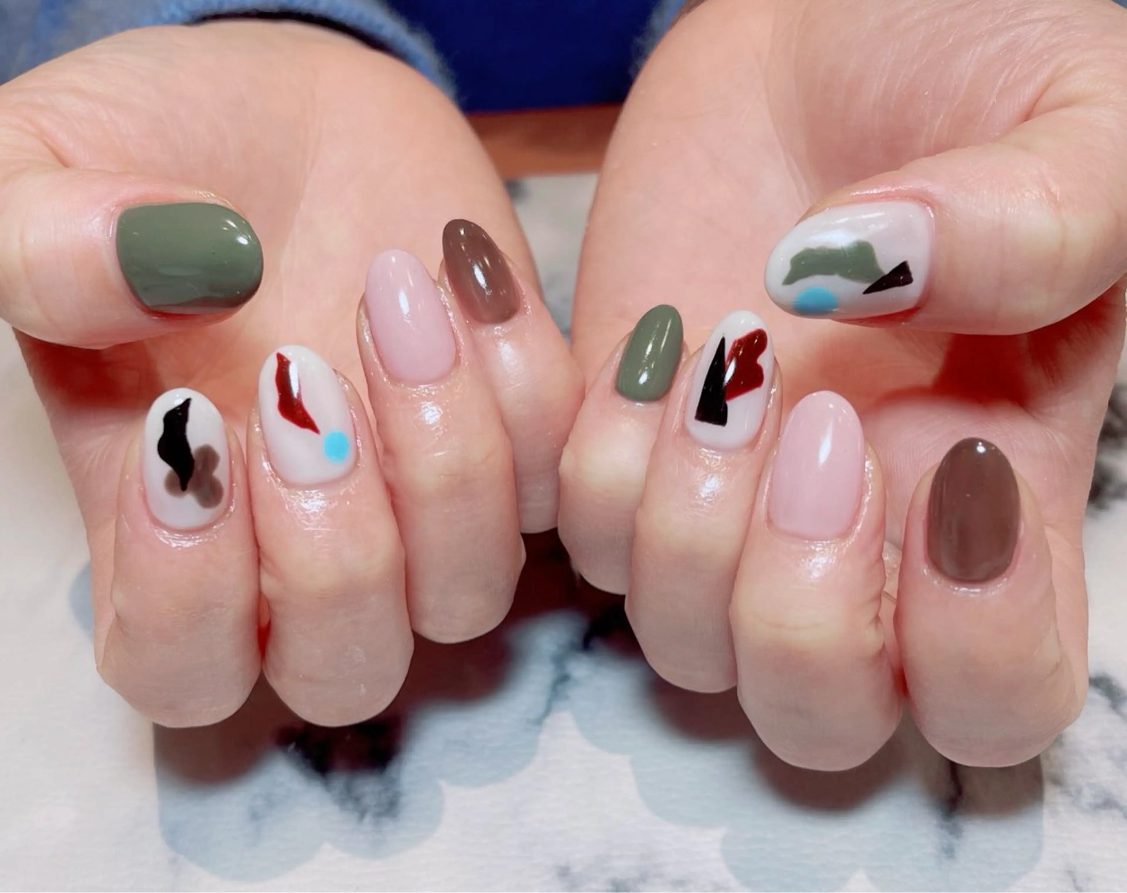 ネイル ハンドネイル 奥田 加奈子のネイルデザイン