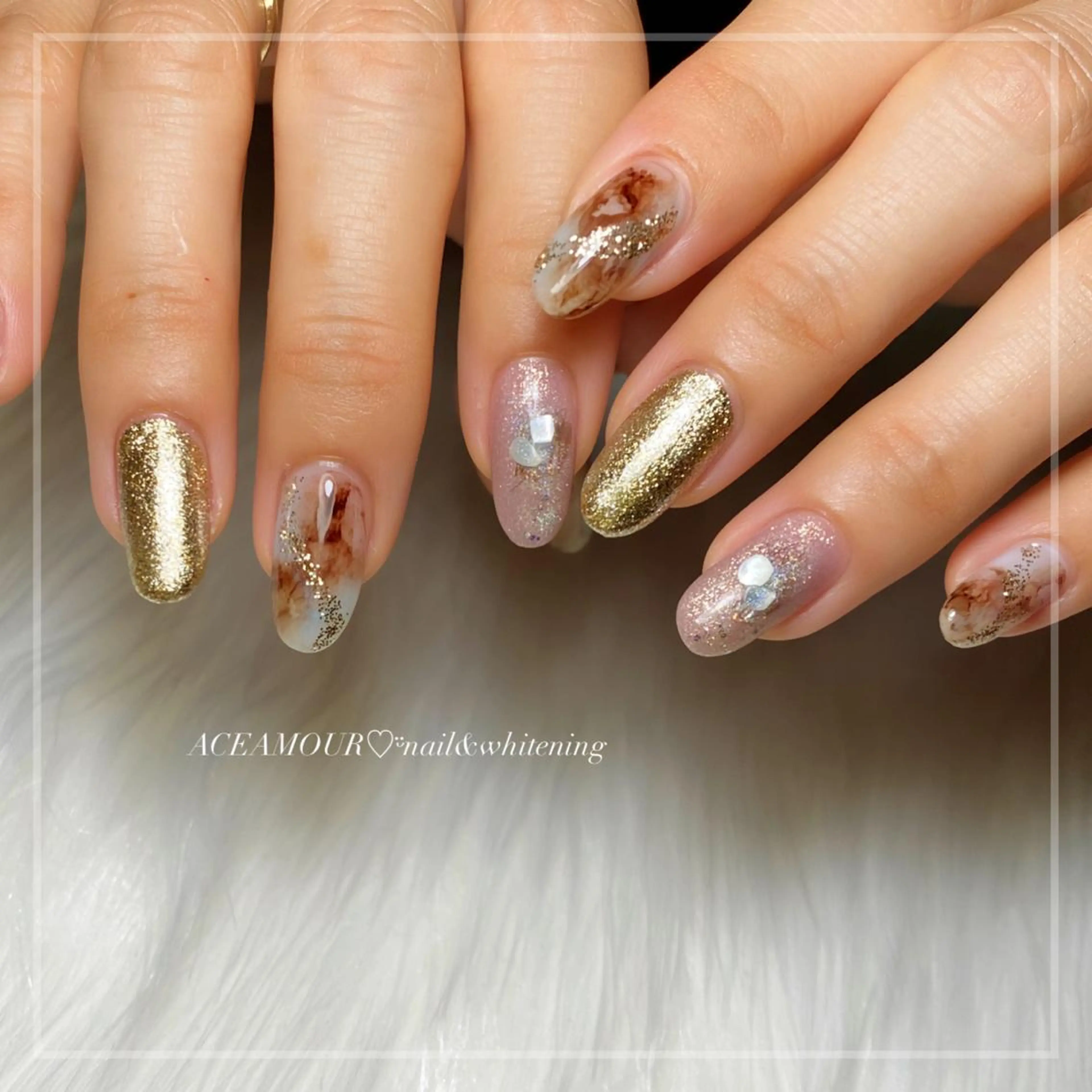 ネイル ネイル/耳つぼ /新ホワイトニングのネイルデザイン