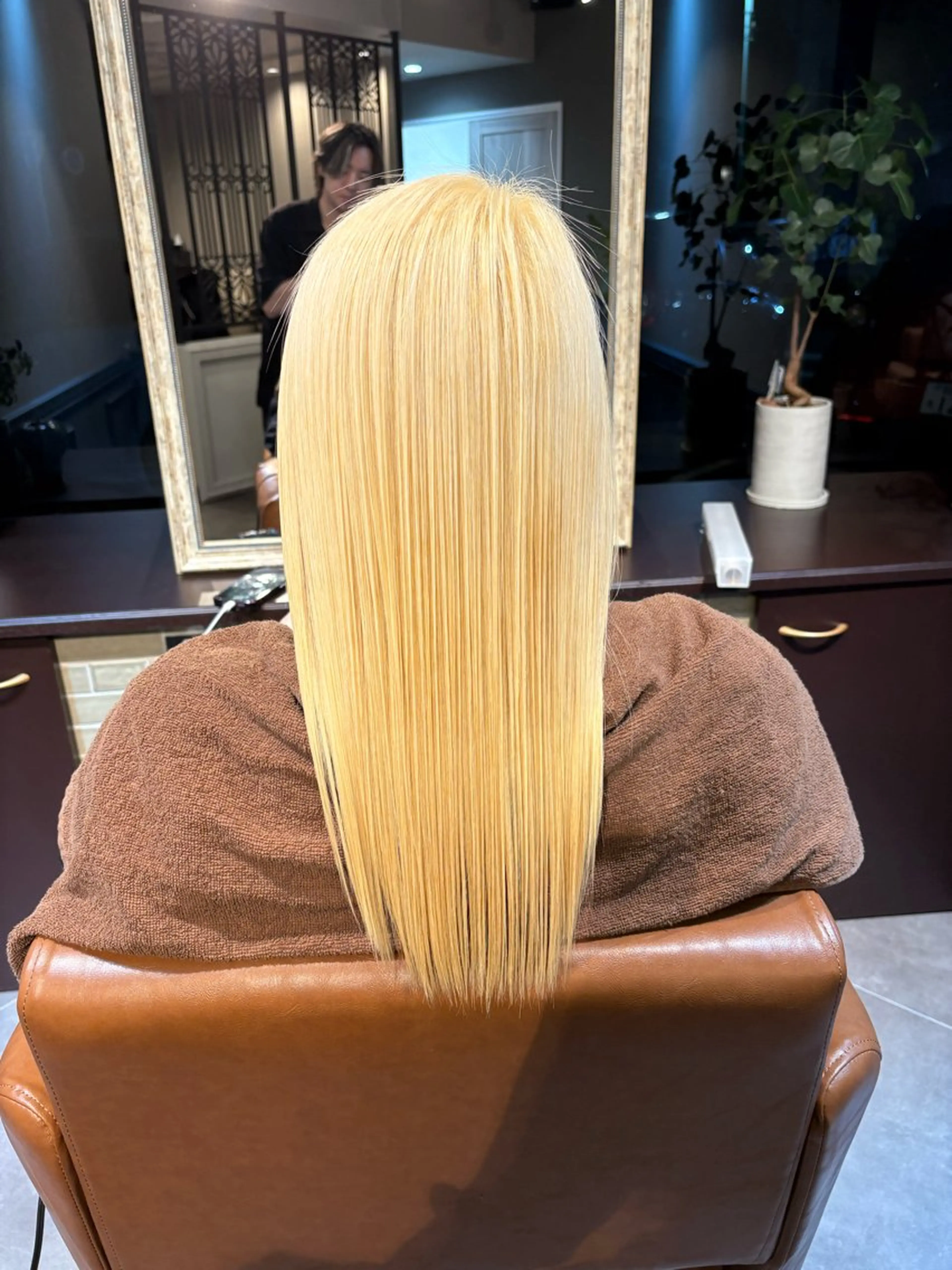 ロング 髪質改善 トリートメント カット トリートメント ヘアセット 柘植 雅大のヘアスタイル