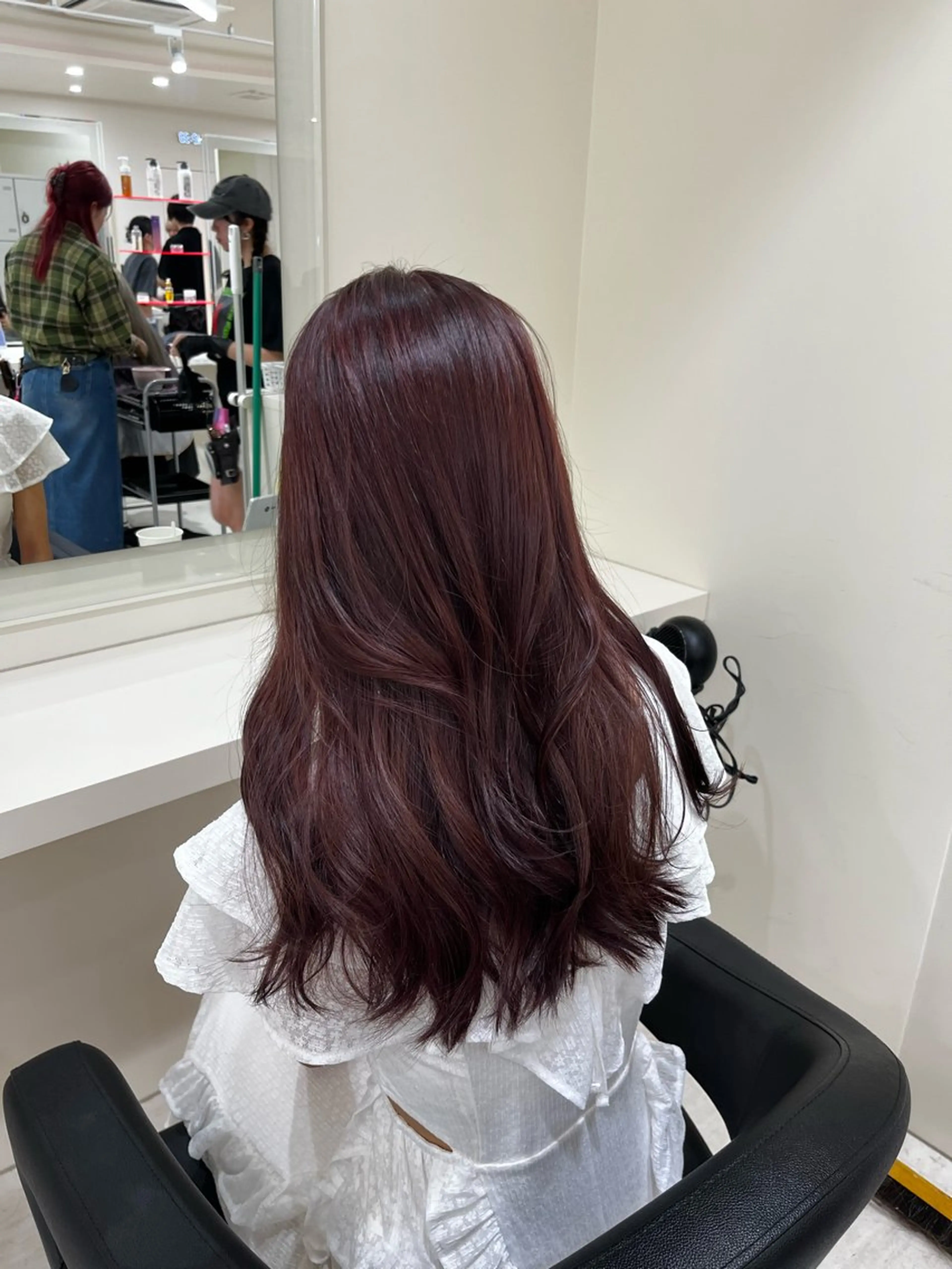 カラー ヘアカラー トリートメント ヘッドスパ ヘアセット 🎀ツヤ髪✖︎ 暖色🎀RYUKAのヘアスタイル