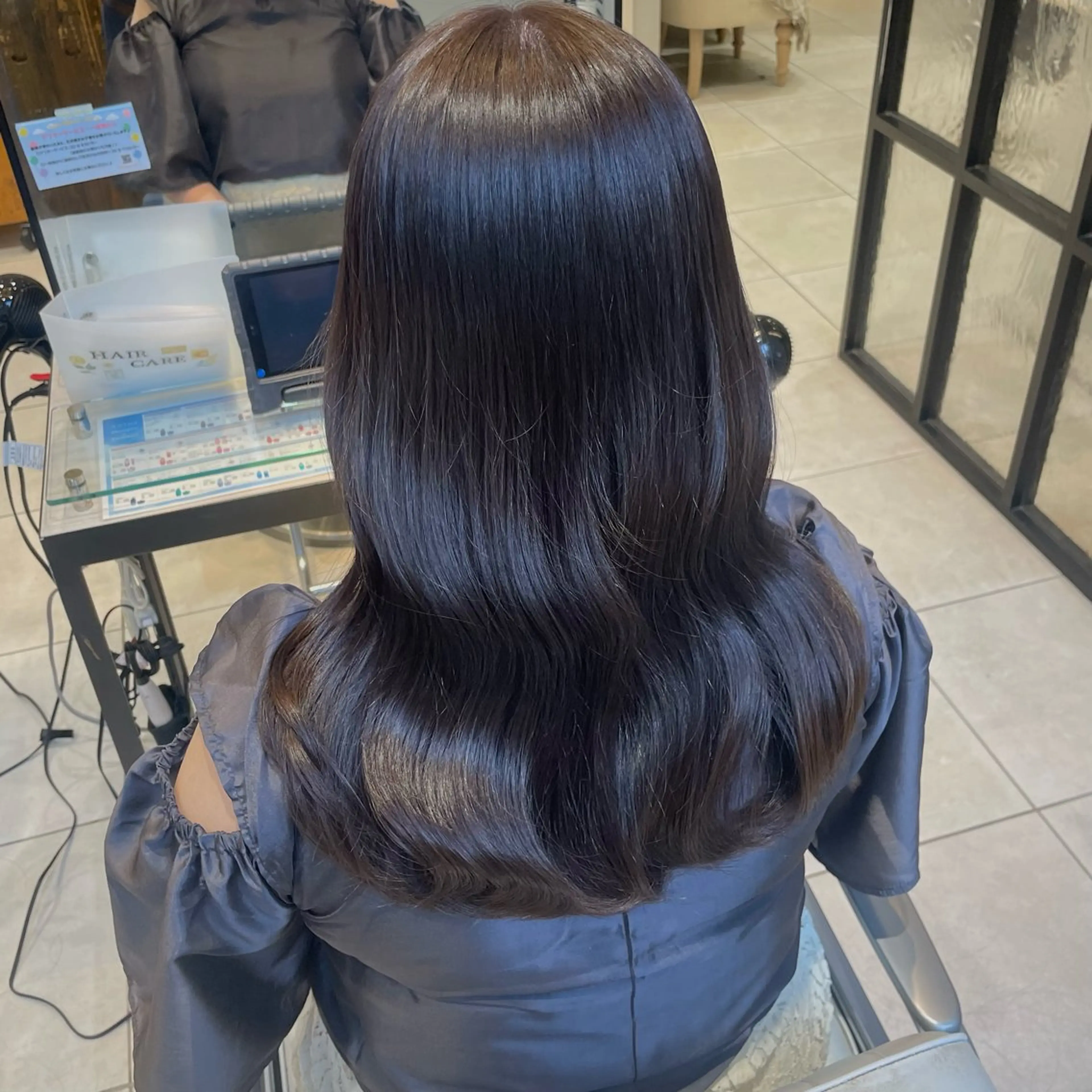 ✨ダメージが気になる方にオススメ✨カット➕【髪質改善ニーナカラー】➕ハホニコ3stepトリートメントの写真