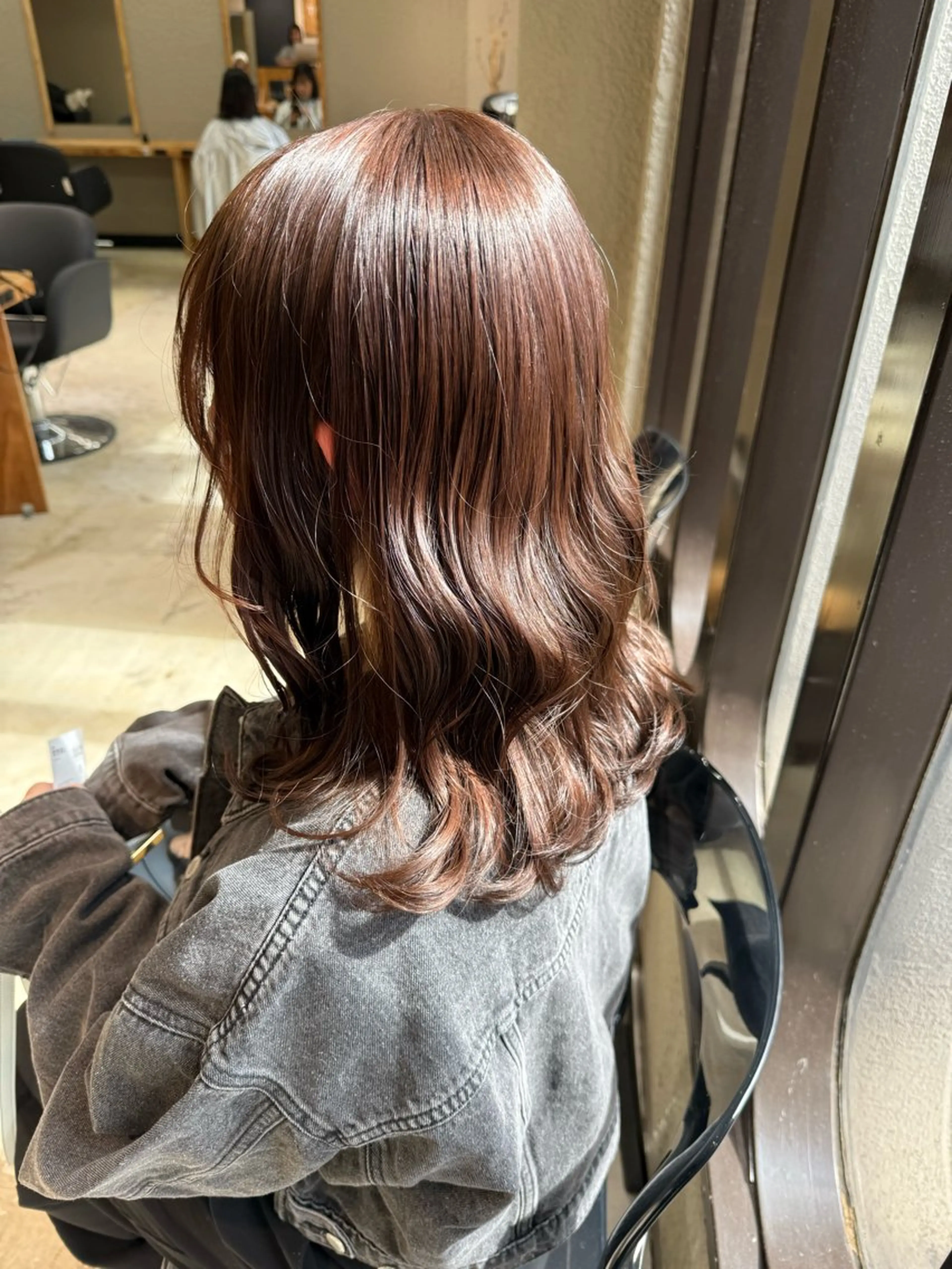 ミディアム カラー カット ヘアカラー 髪質改善/艶カラー /梅田/菅野🌟のヘアスタイル