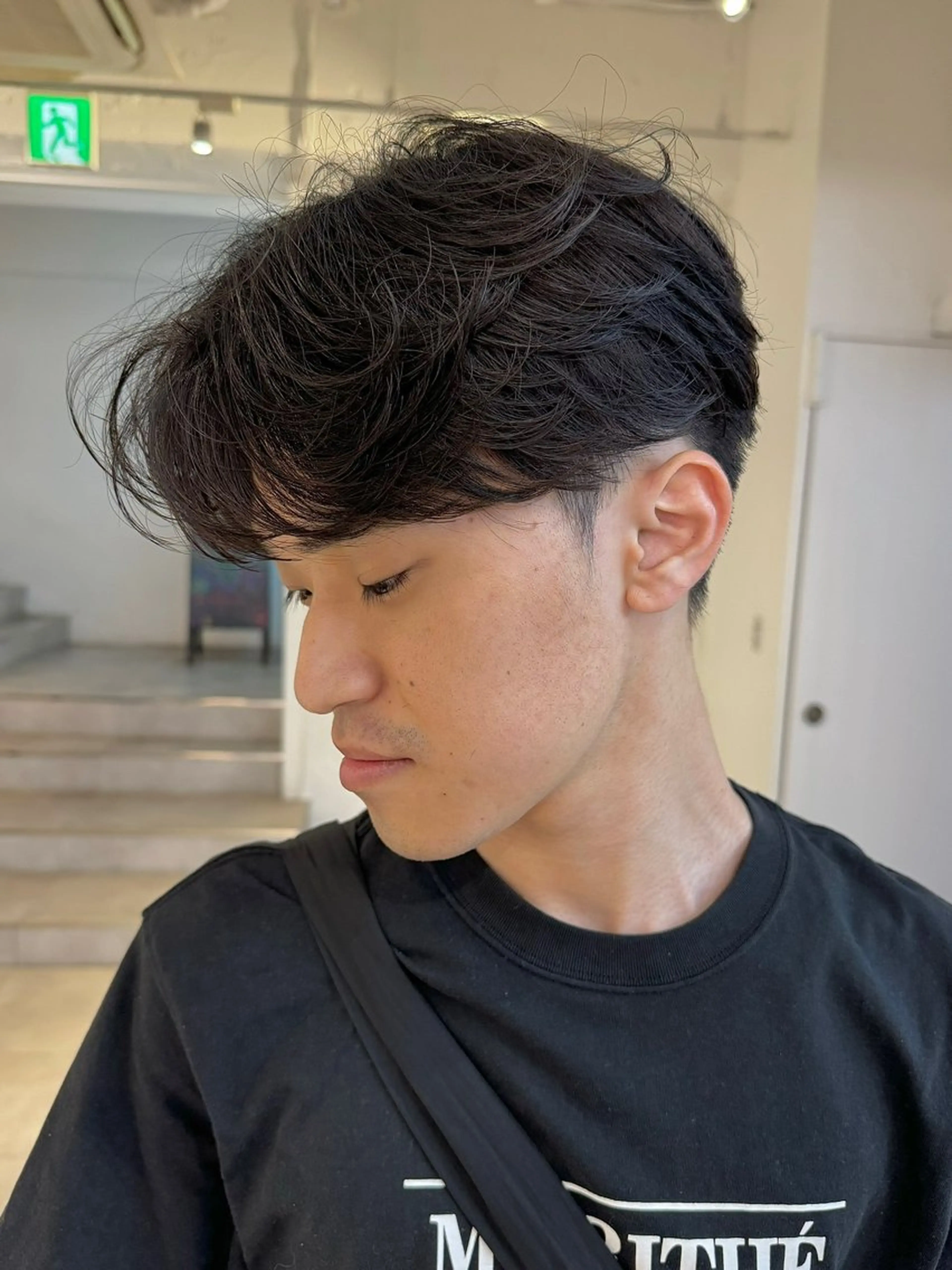 パーマ メンズ カット パーマ 🇰🇷カルマパーマ kaito🇰🇷のヘアスタイル