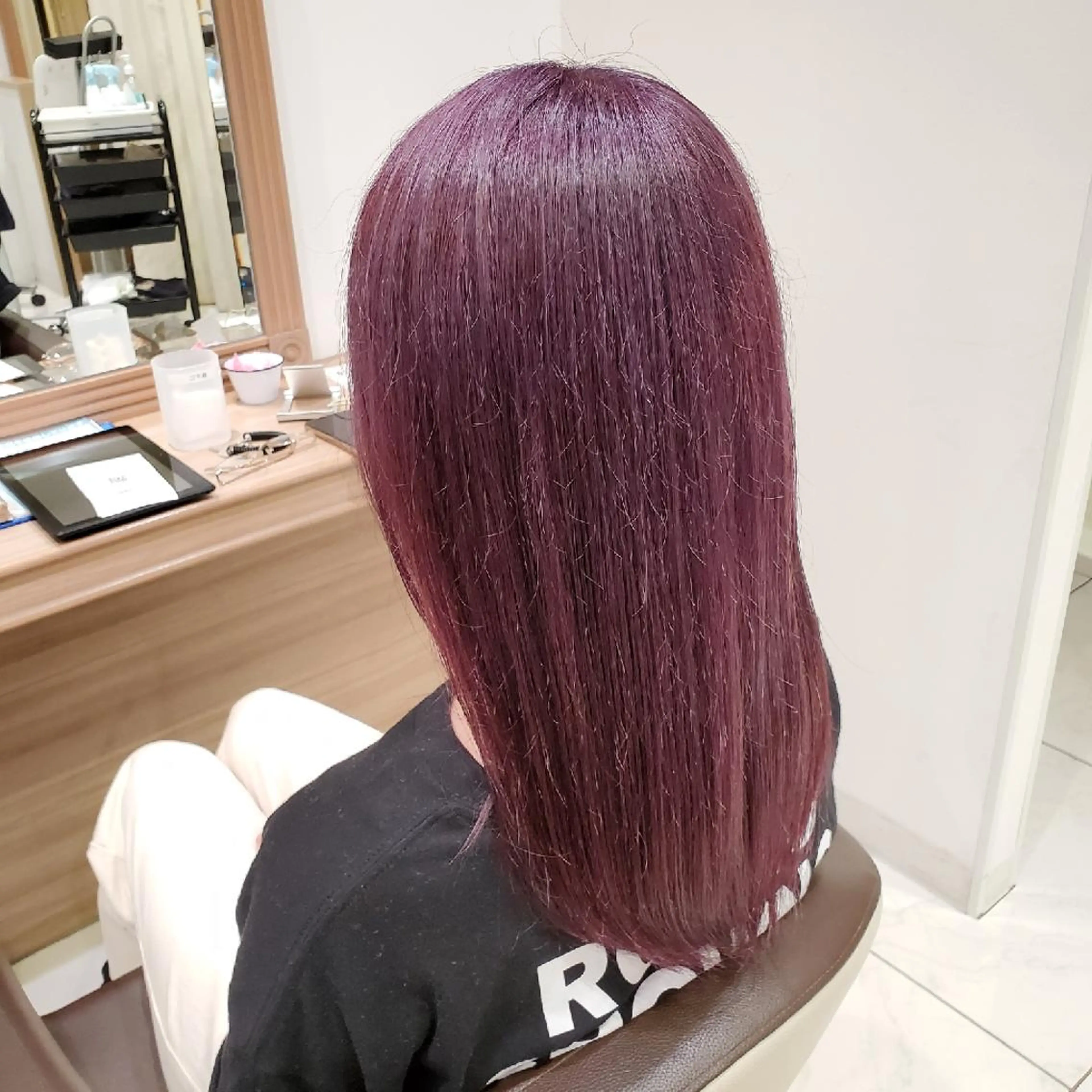 セミロング カラー ブリーチ ラベンダーカラー ラベンダーピンク ピンクカラー カラー特化🔥中村 和貴＜Ash津田沼＞のヘアスタイル