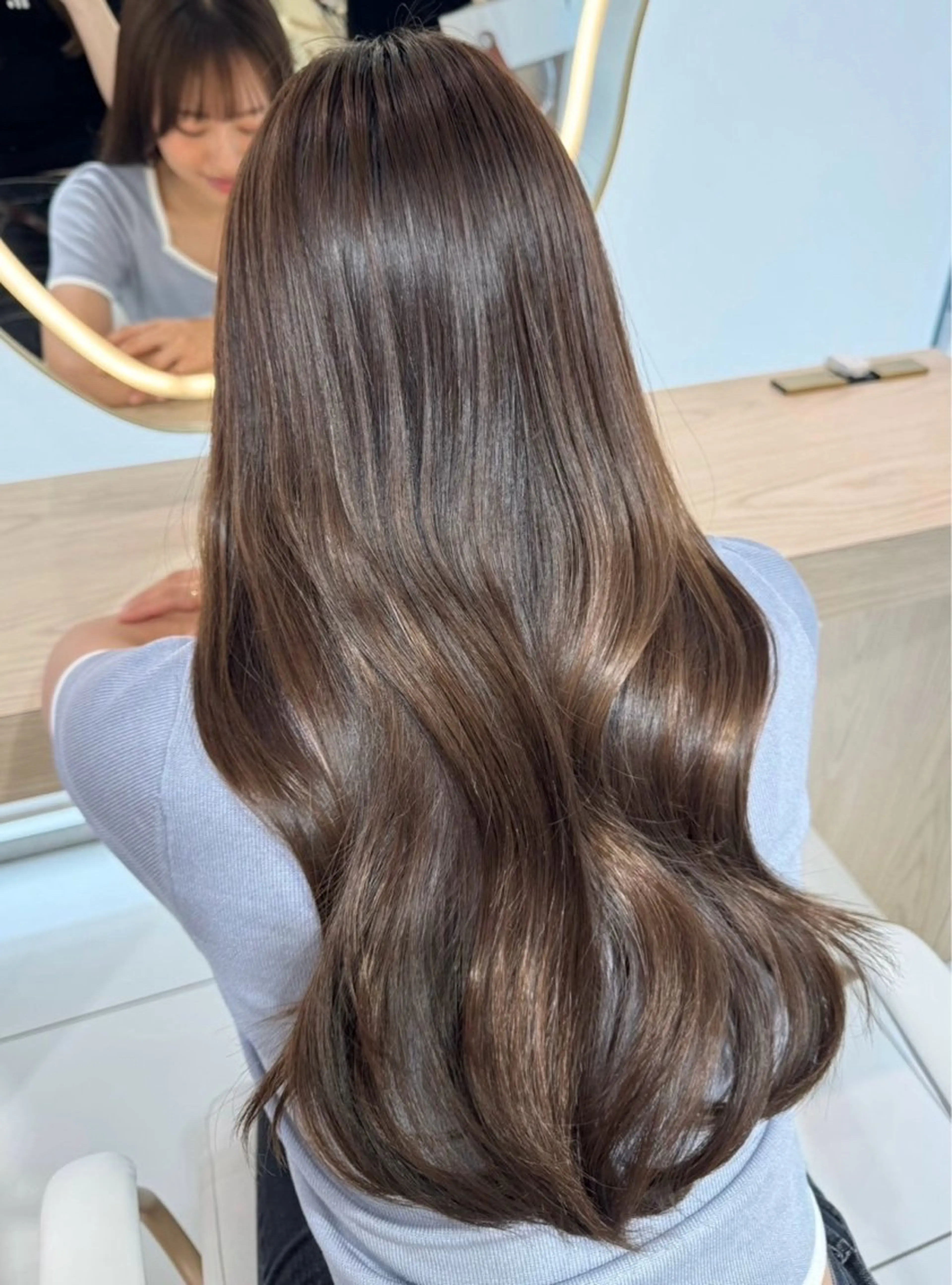 ロング 🔮韓国スタイル/艶 カラー/あやか🔮のヘアスタイル