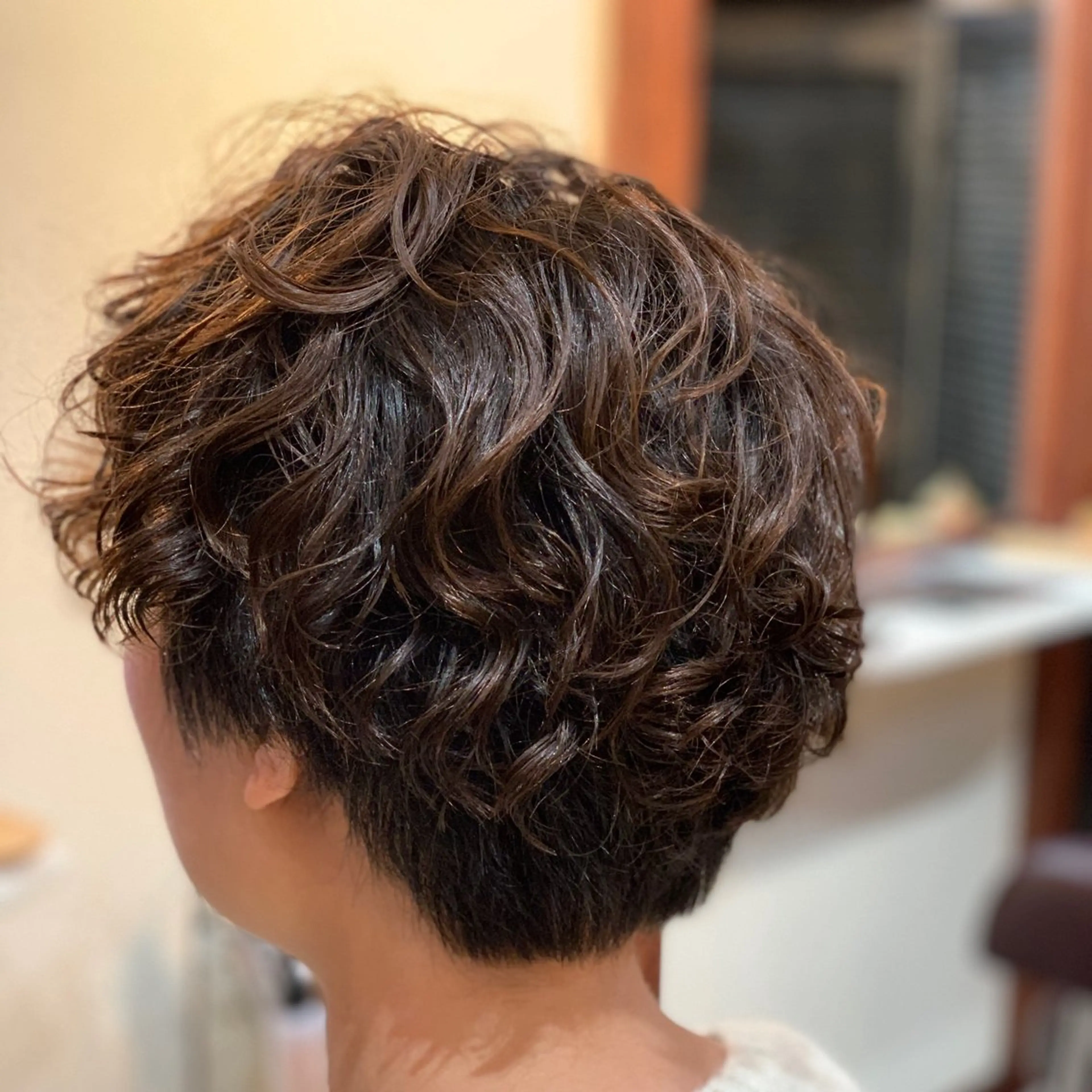 ショート カラー パーマ メンズ カット パーマ トリートメント ✂︎中山竜哉✂︎ 川崎スタイリストのヘアスタイル