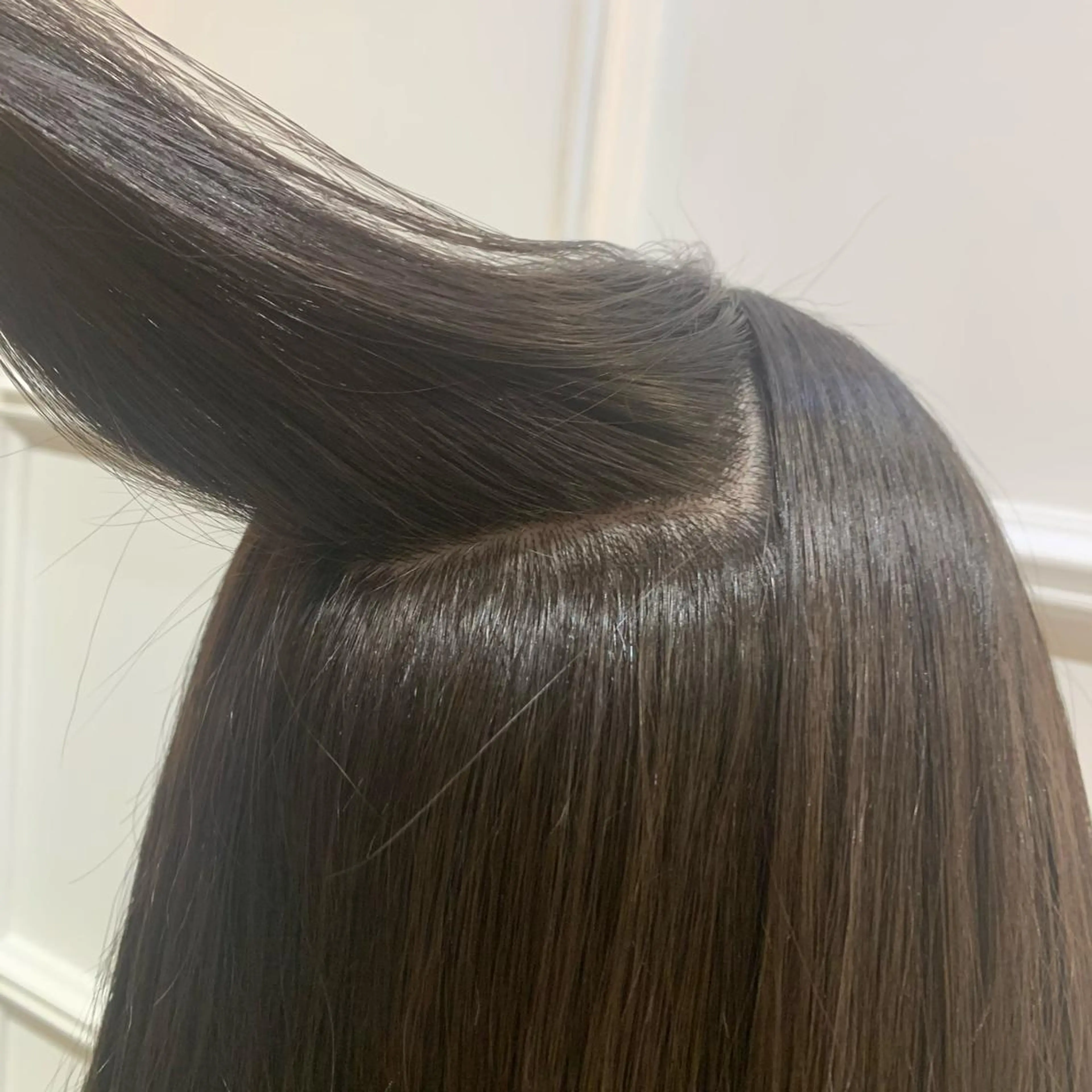 ロング パーマ ヘアアレンジ 縮毛矯正 カット トリートメント 髪質改善カラー&TR 縮毛矯正/弱酸性矯正のヘアスタイル