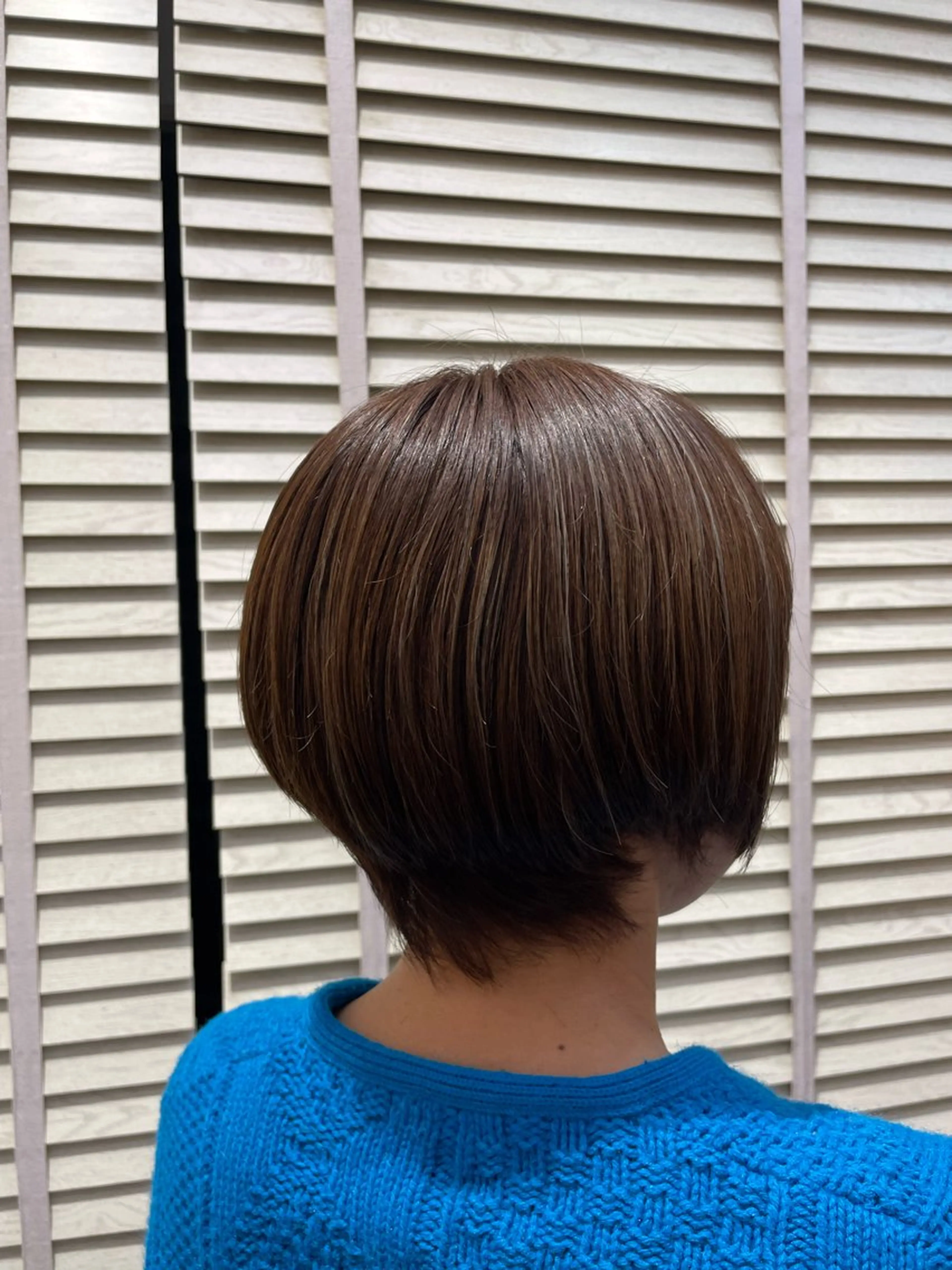 ショート カラー メンズモデル板橋 島田依杏のヘアスタイル